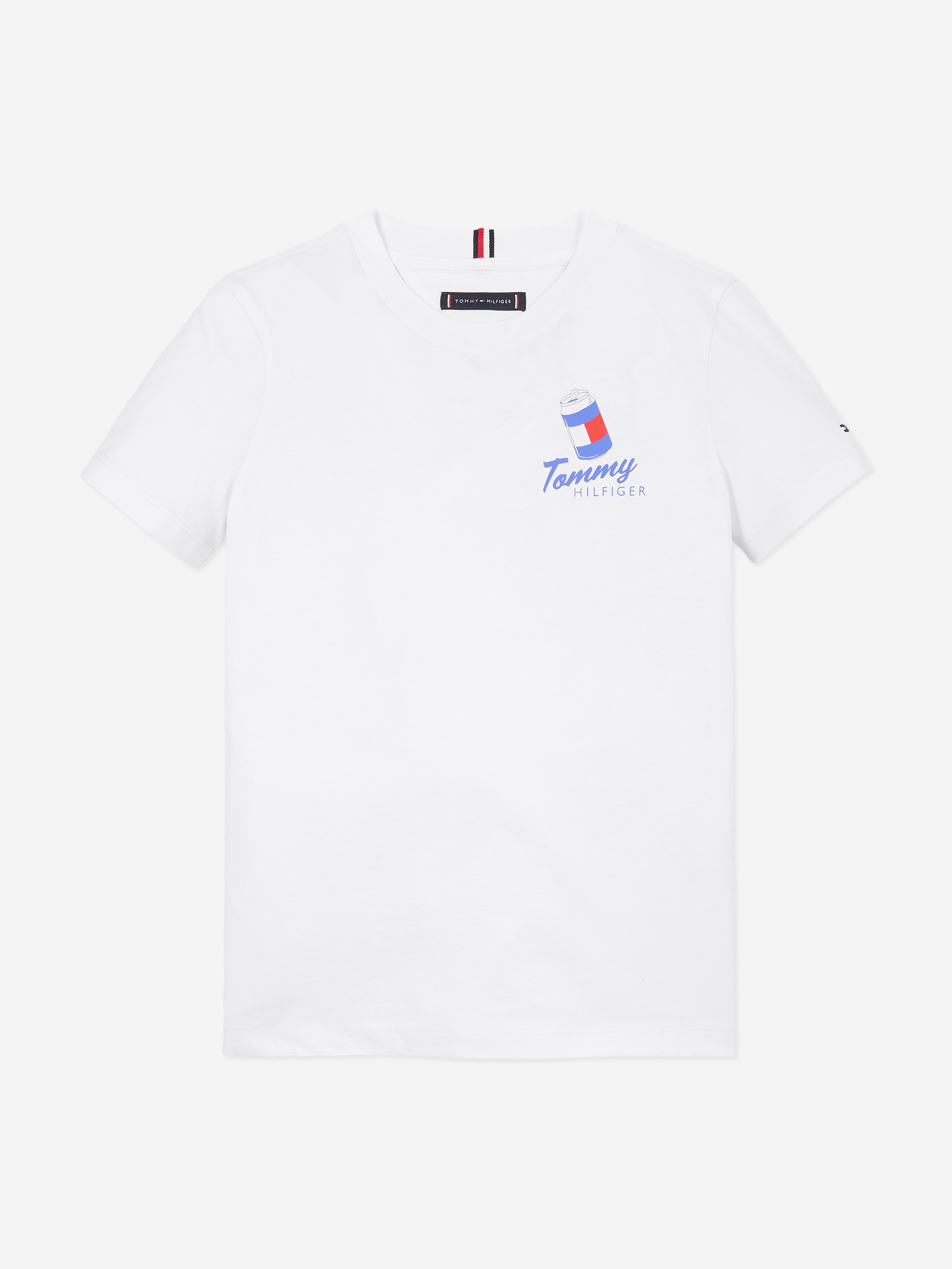 Tommy Hilfiger Boys Fun Print T-Shirt in White