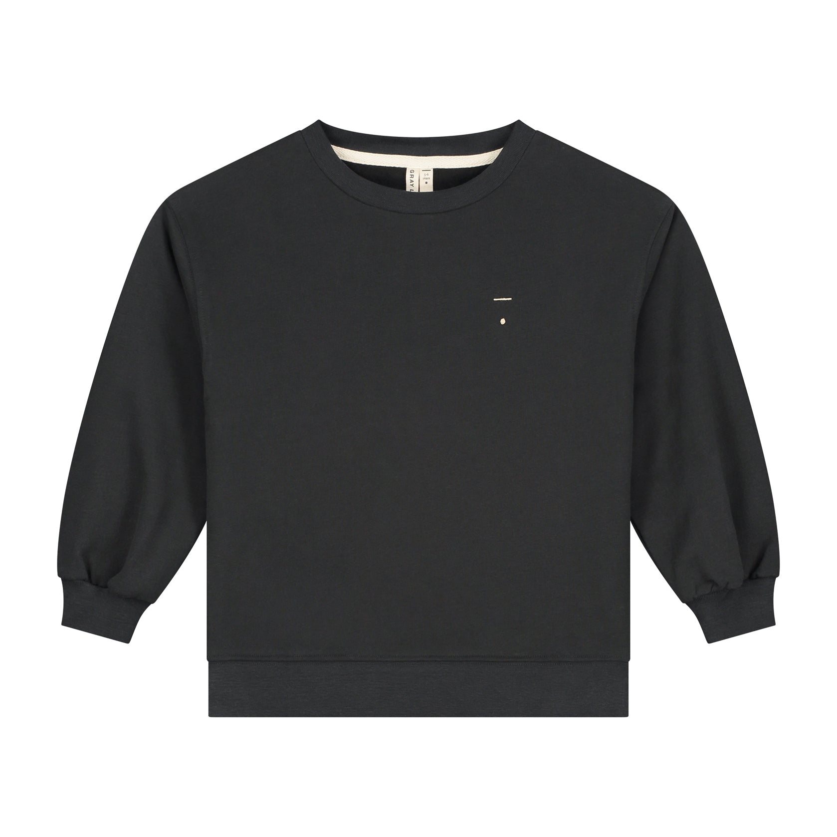 Boys & Girls Black Cotton Sweatshirt