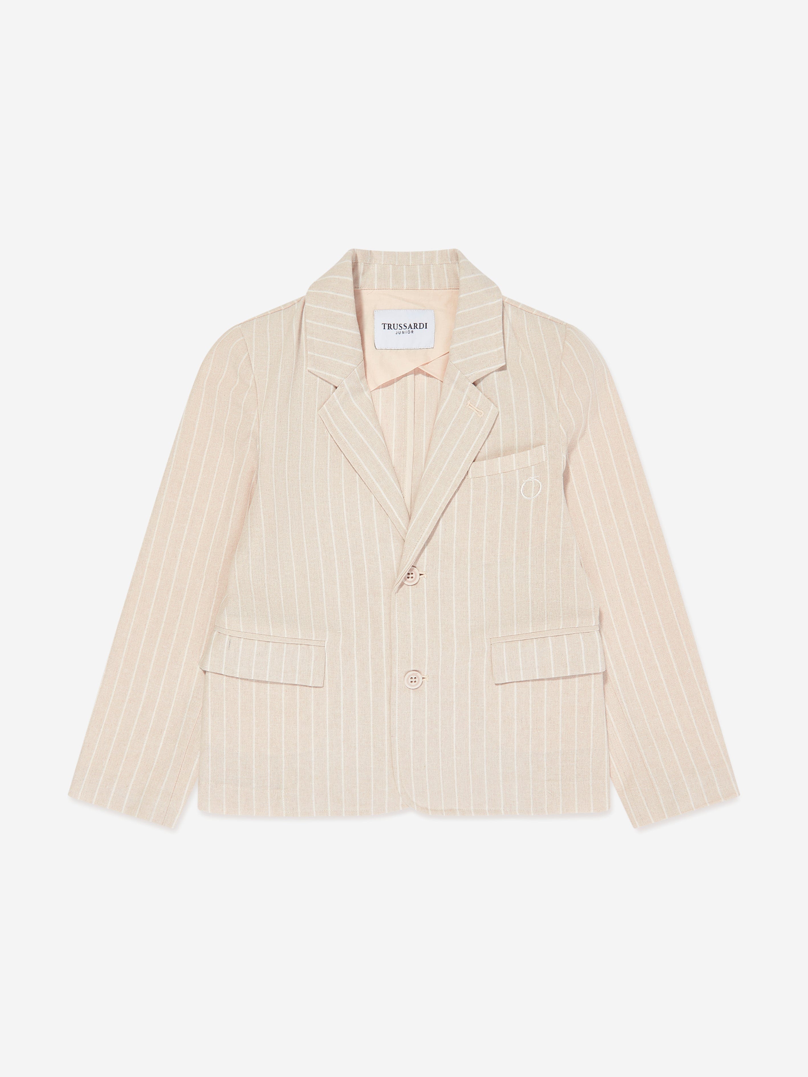 Trussardi Boys Sokel Blazer in Beige