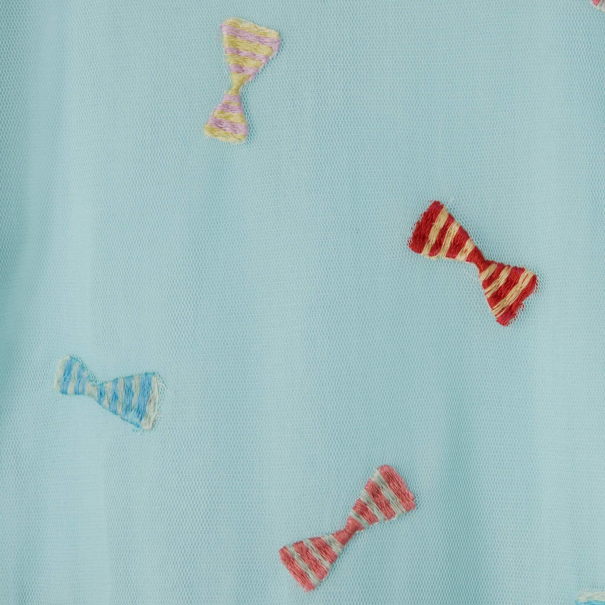 Baby Girls Pale Blue Embroidered Dress