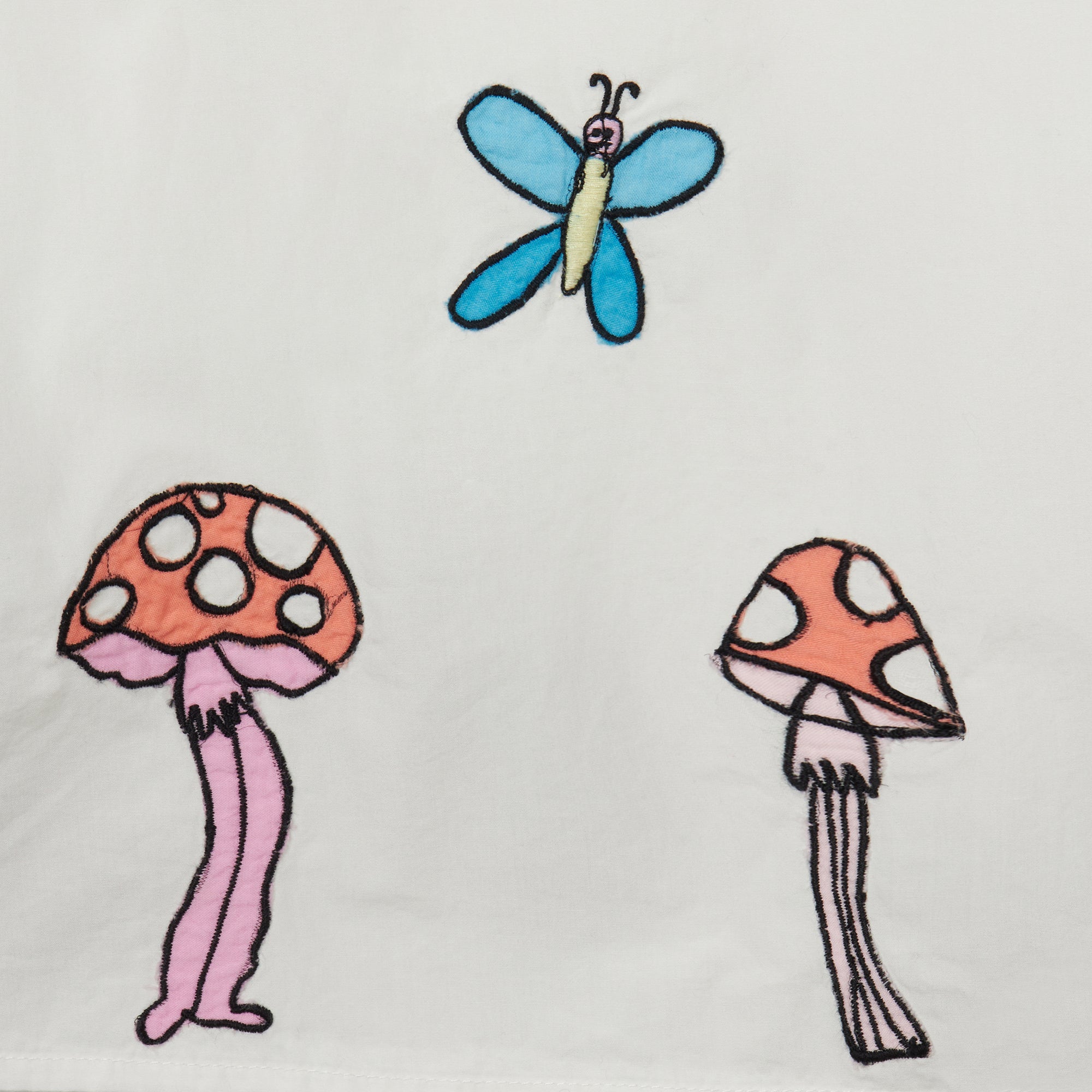 Girls White Embroidered Cotton Dress