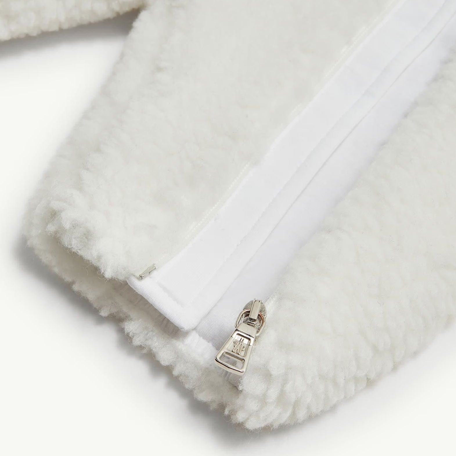 Baby Boys & Girls White Fleece Babysuit