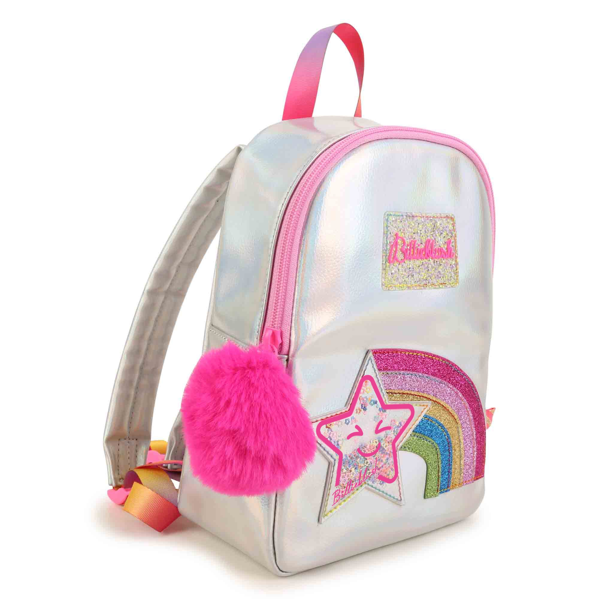 Girls Pearl Rainbow Backpack(27cm)