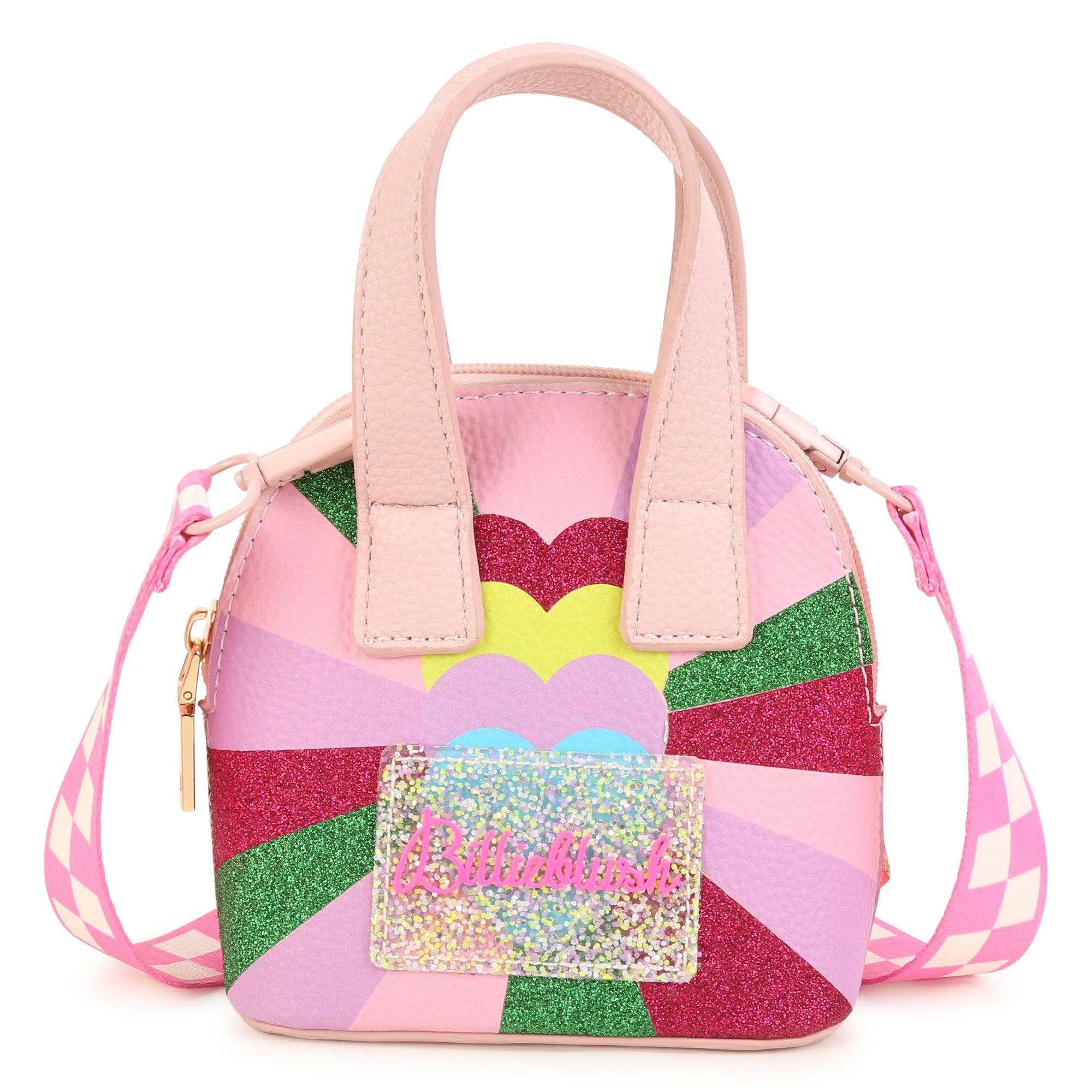 Girls Pink Logo Shoulder Bag
