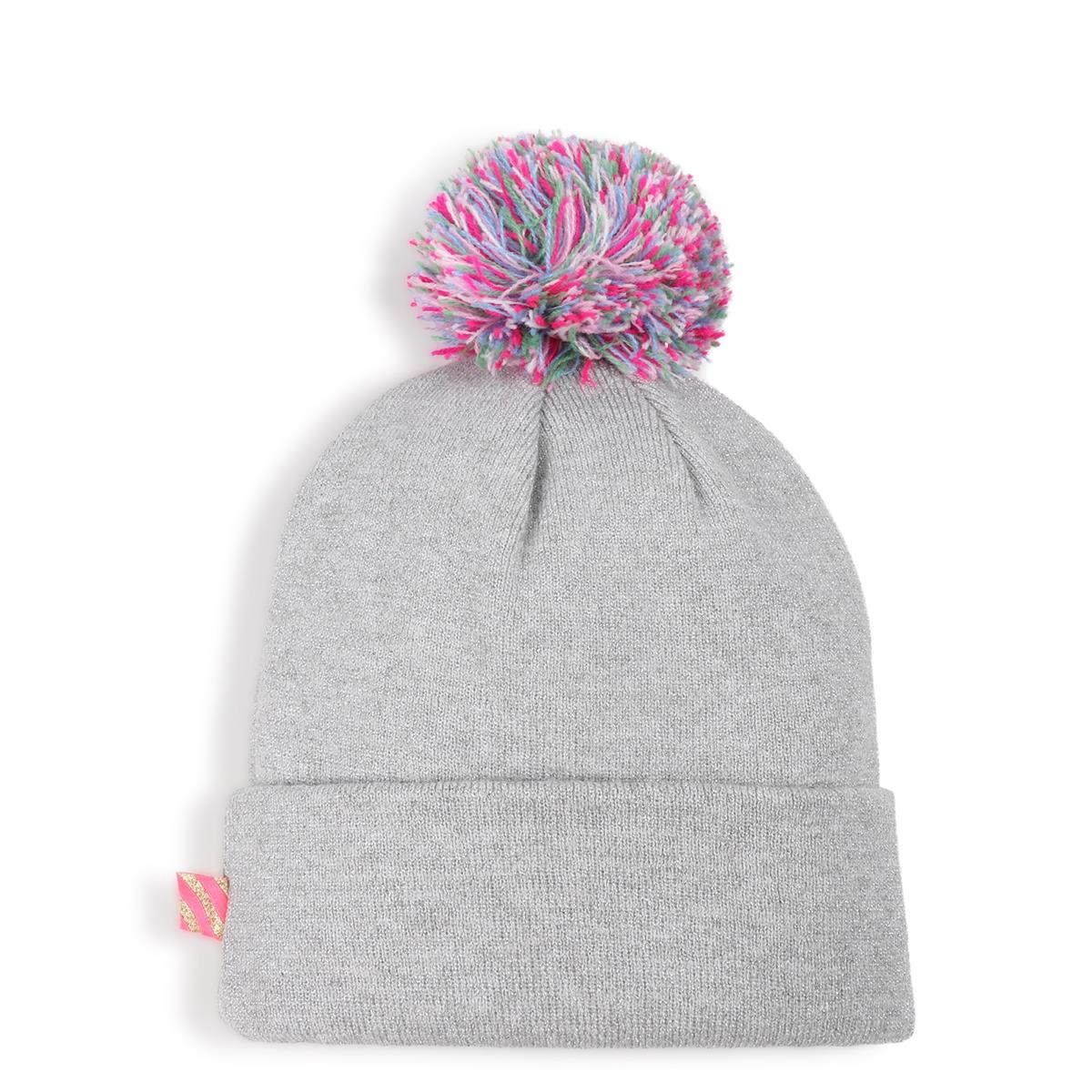 Girls Grey Sequin Hat