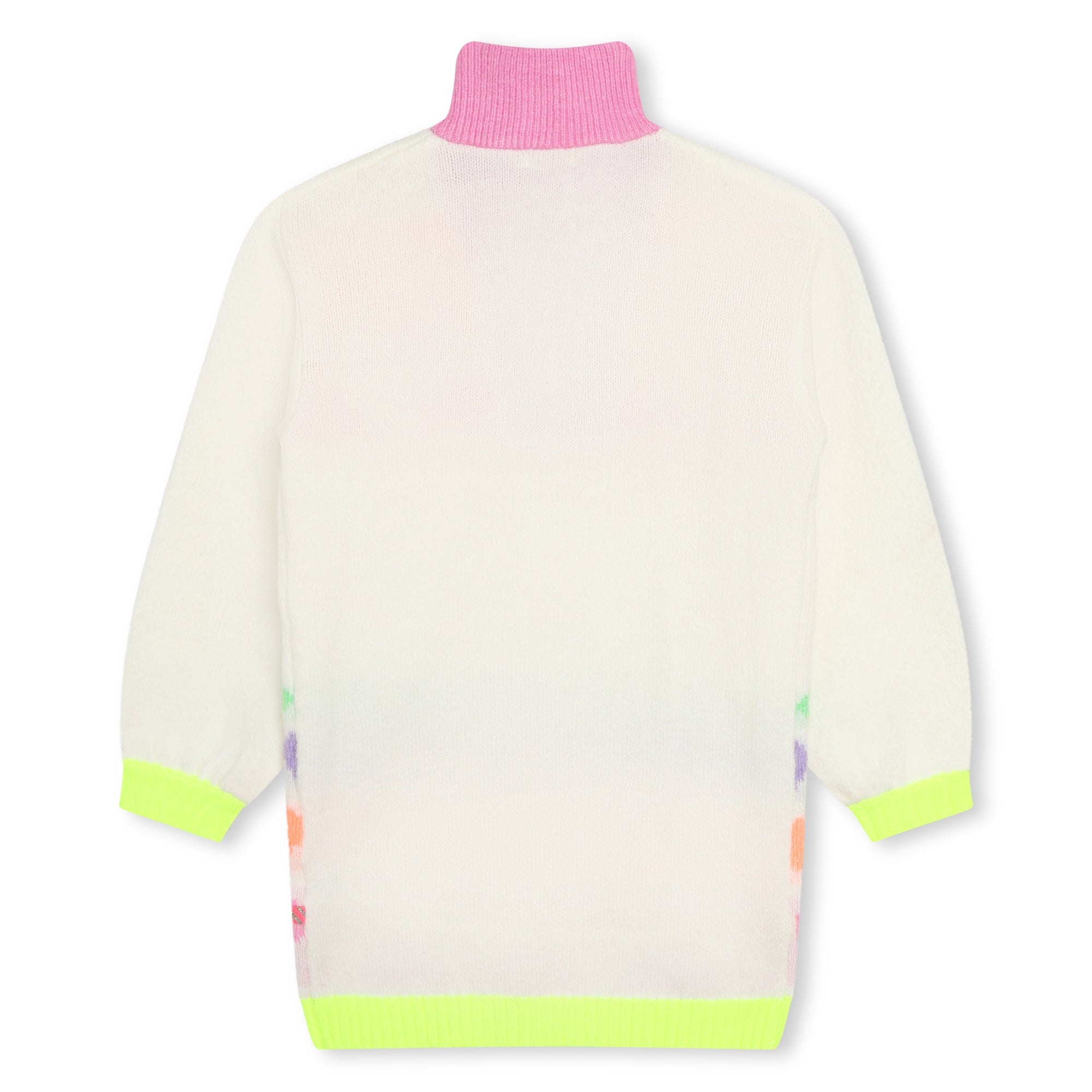 Girls White Logo Knit Dress