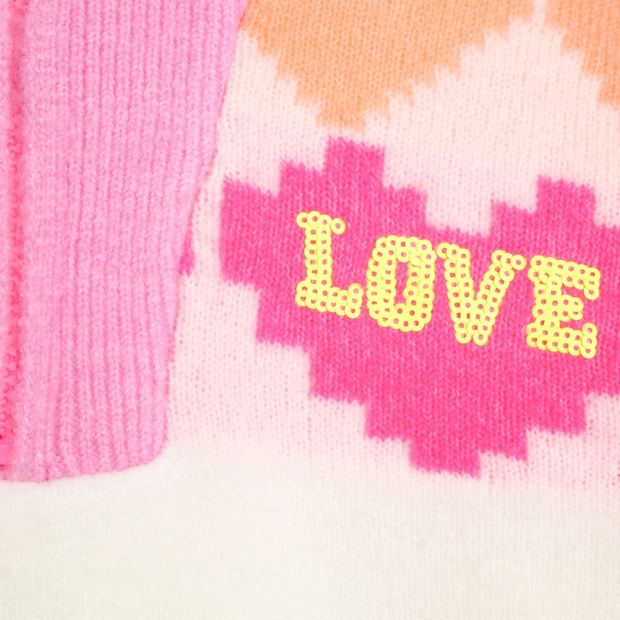 Girls White Logo Knit Dress