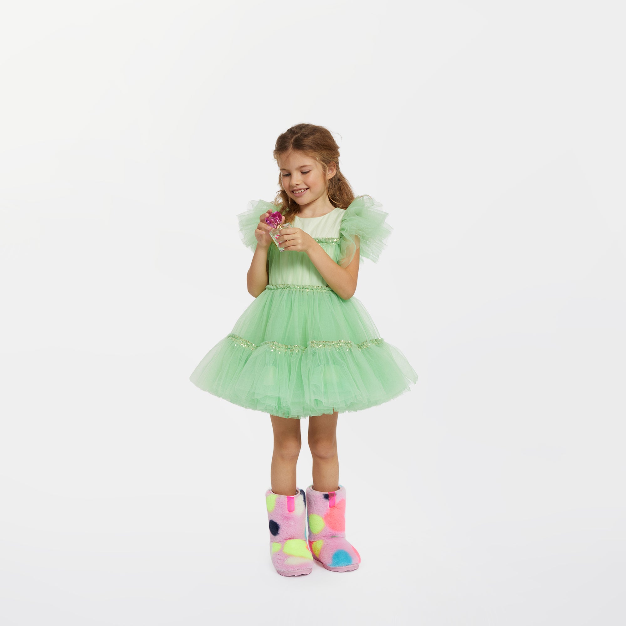Girls Green Dress