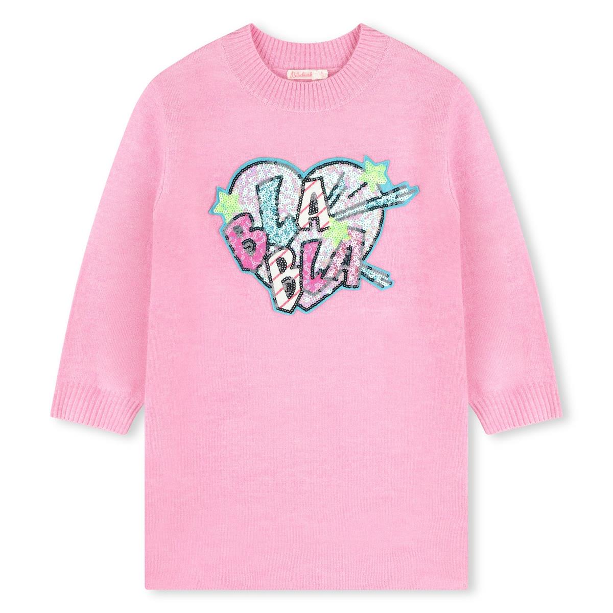 Girls Pink Sequin Dress