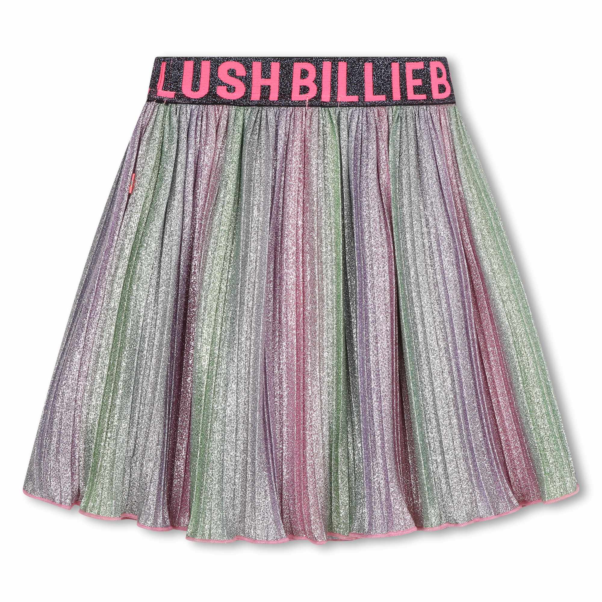 Girls Multicolor Pleated Skirt