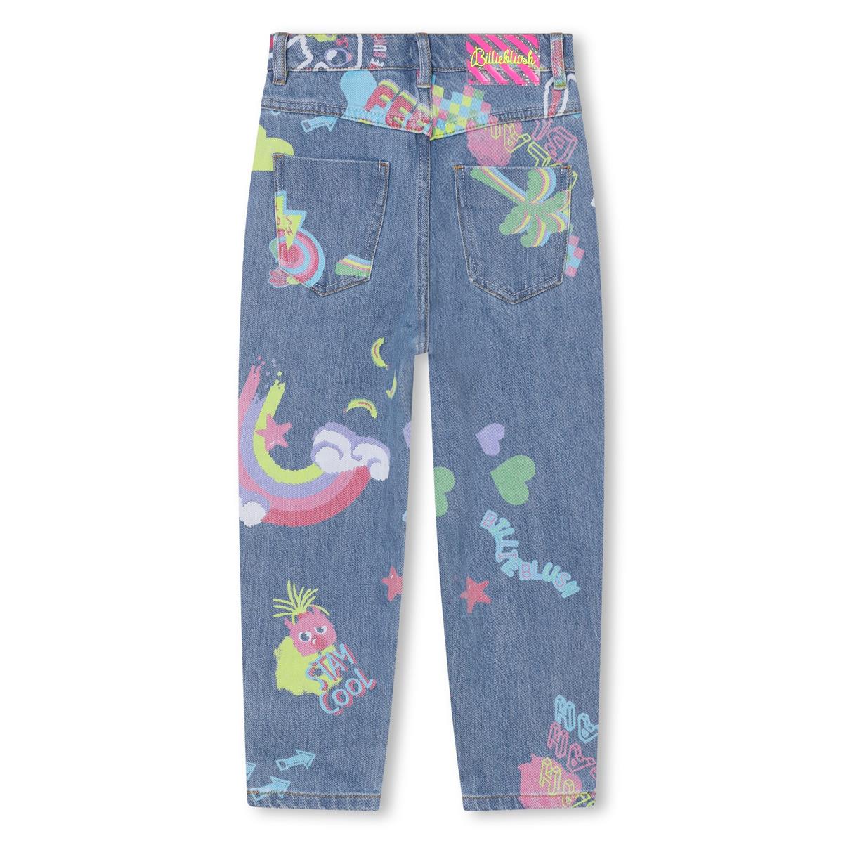 Girls Blue Denim Trousers