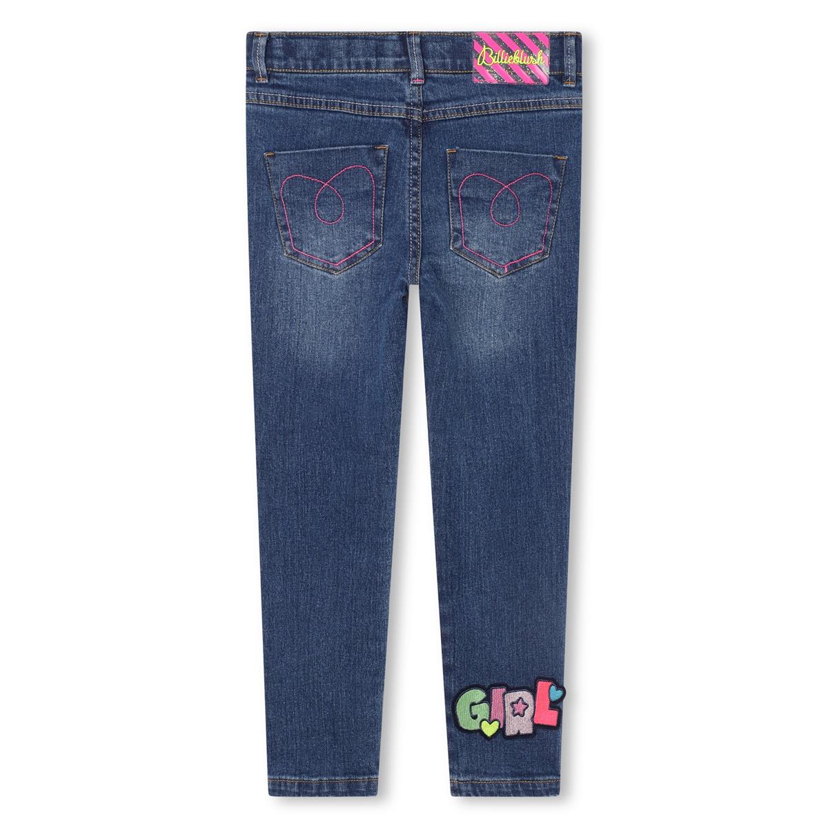 Girls Blue Denim Trousers