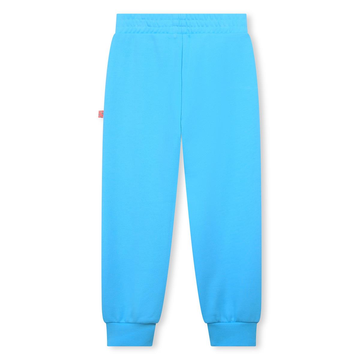 Girls Blue Printed Trousers