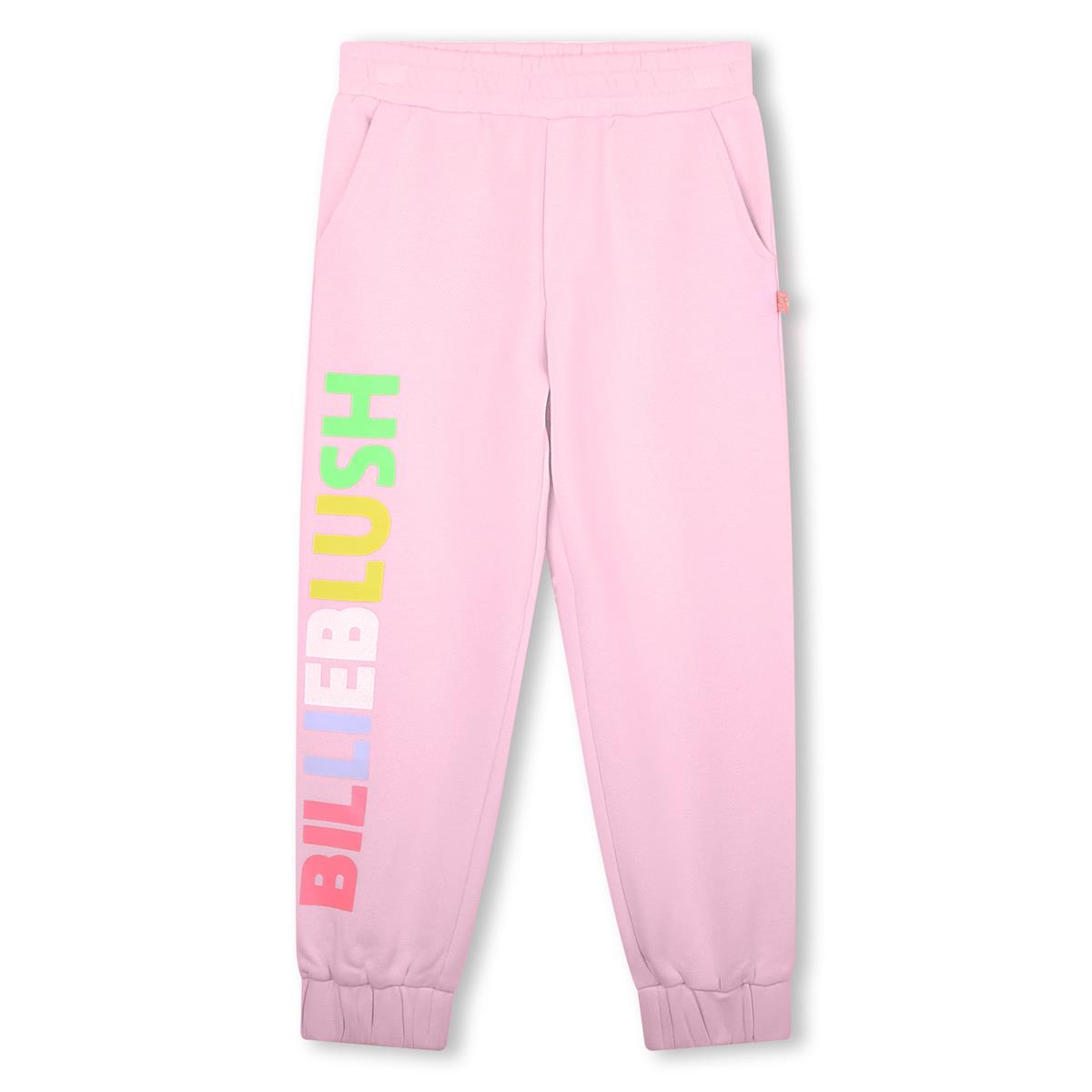 Girls Pink Logo Trousers