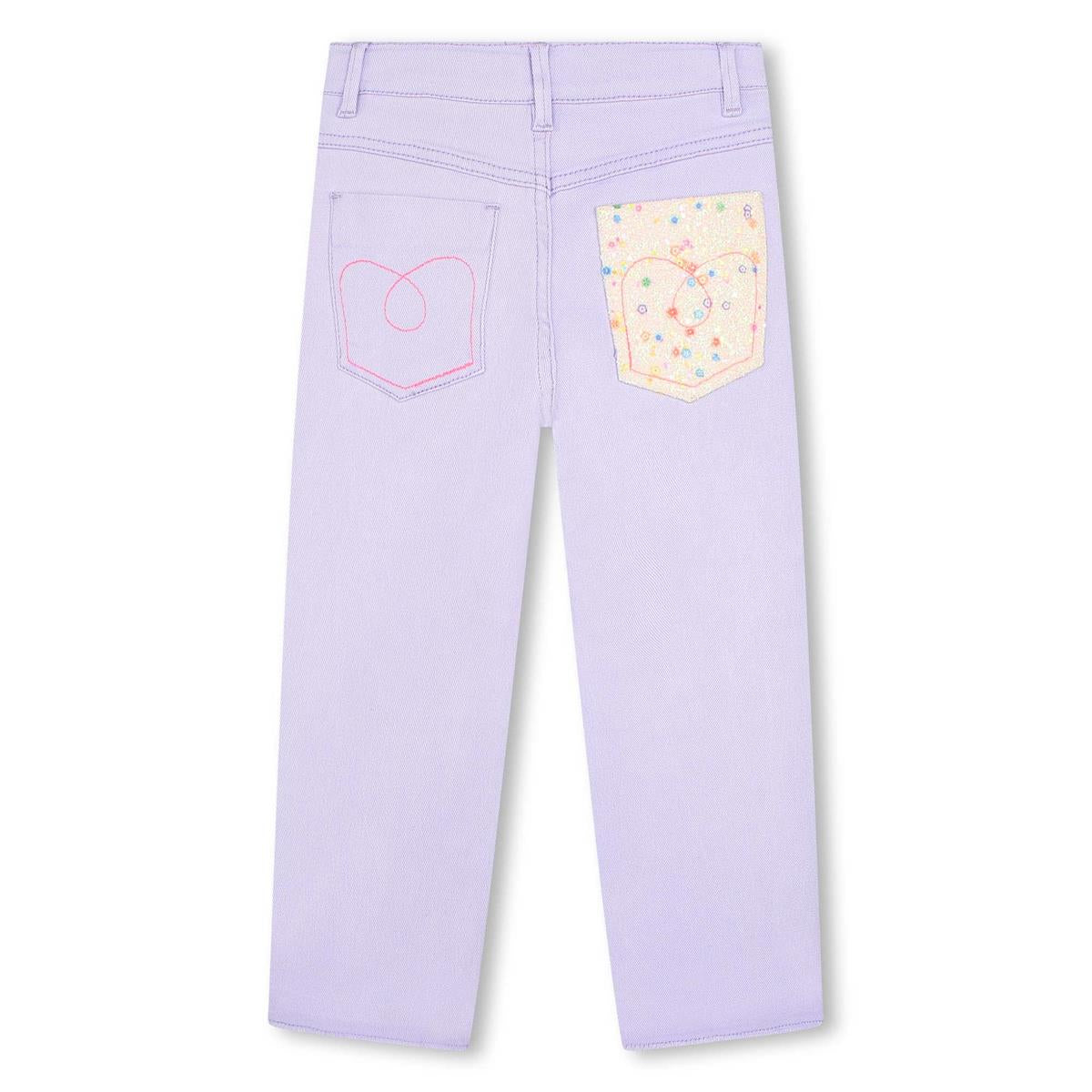 Girls Violet Trousers