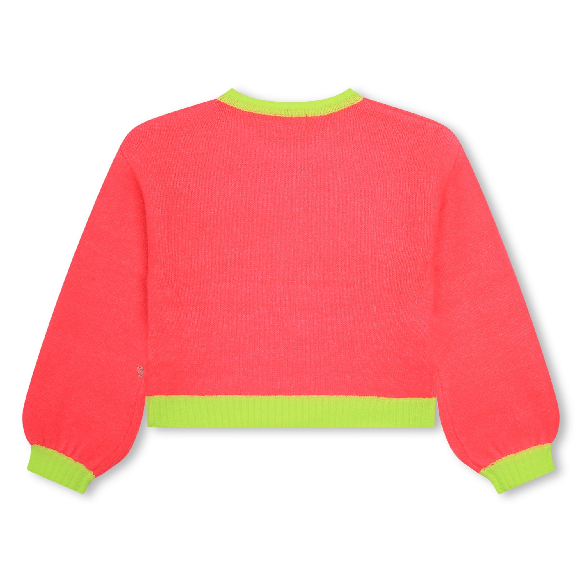 Girls Pink Heart Sweater