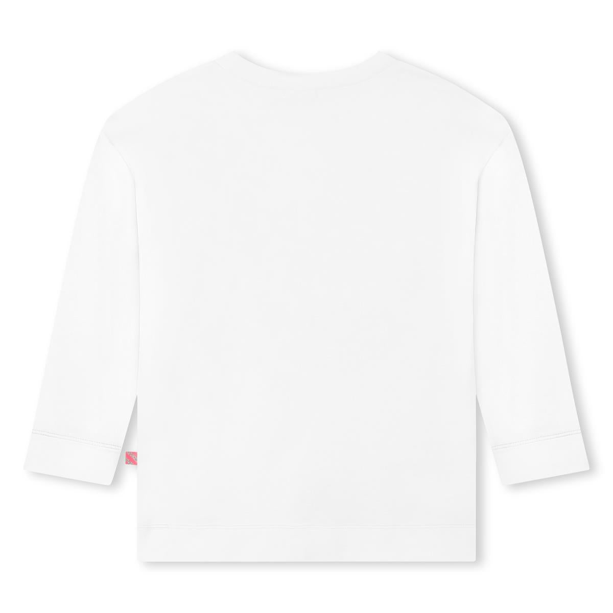 Girls White Heart T-Shirt