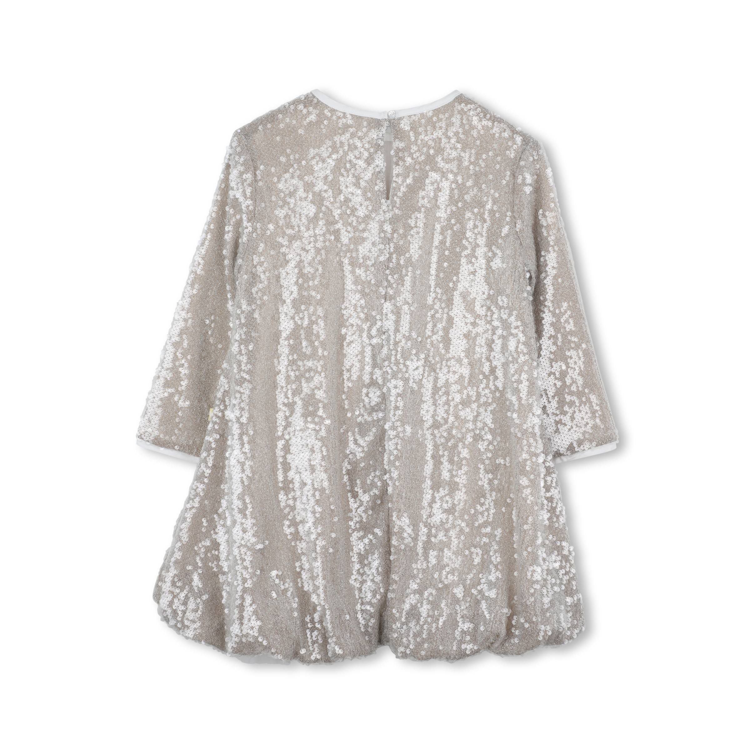 Girls Champange Sequin Dress