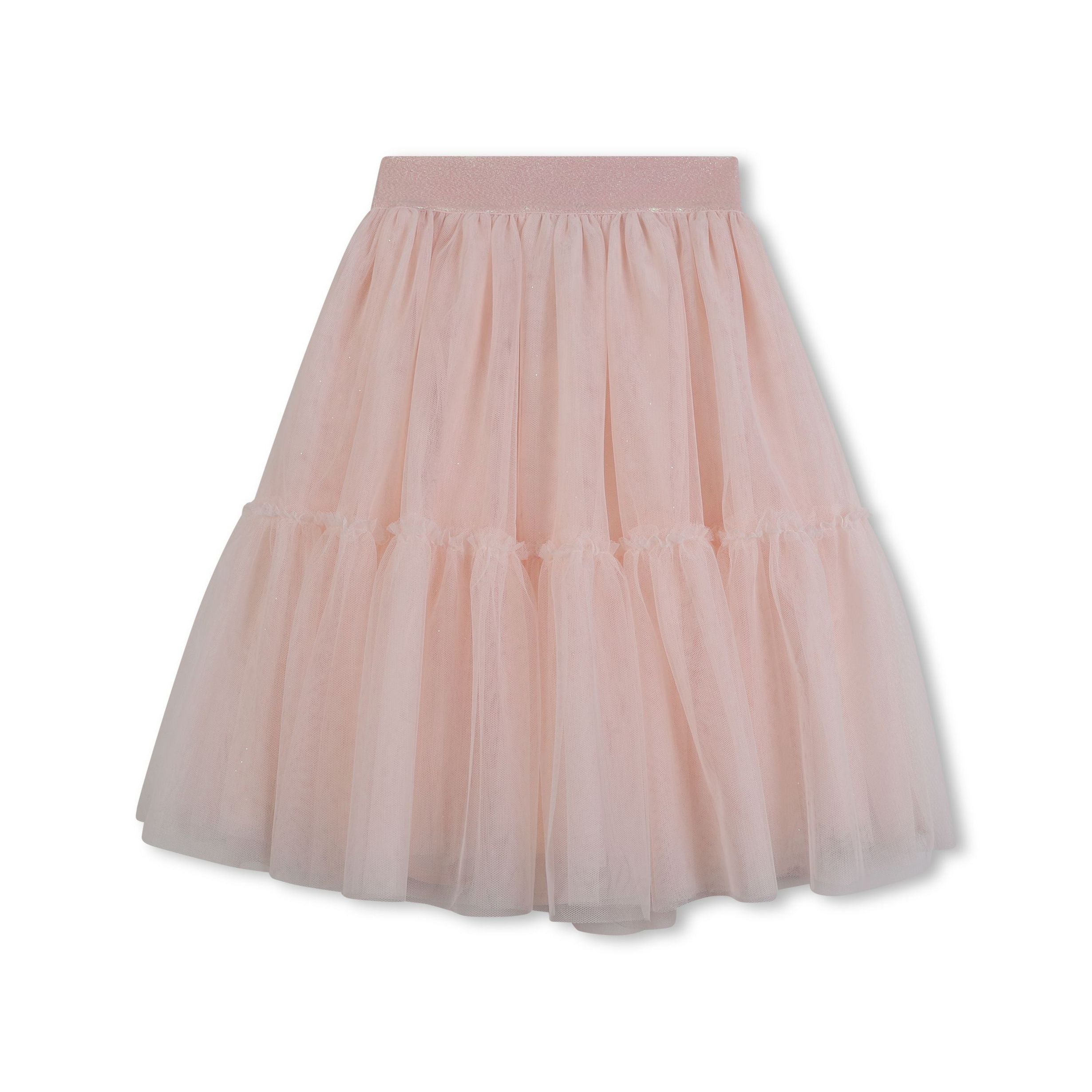 Girls Light Pink Tulle Skirt