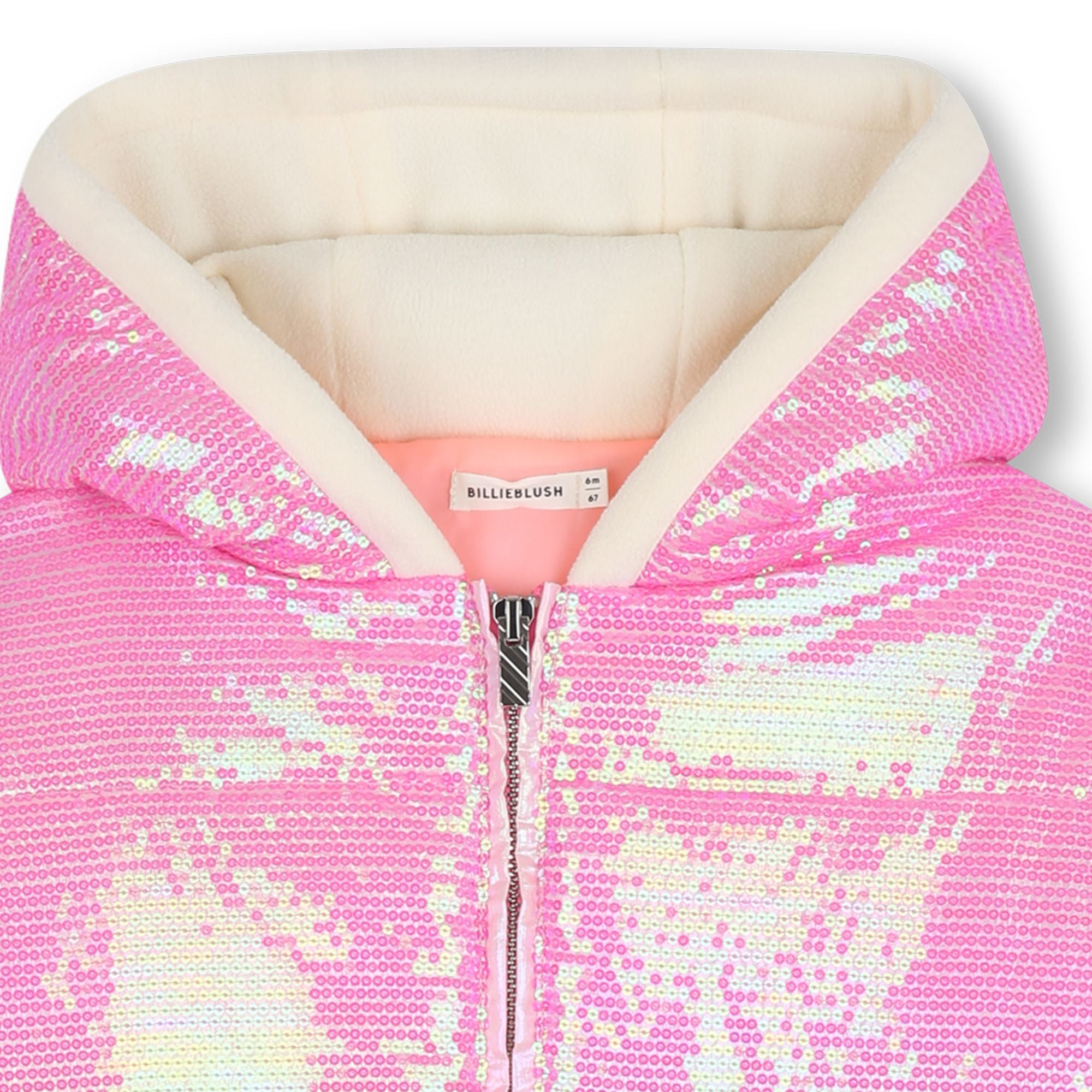 Girls Pink Padded Jacket