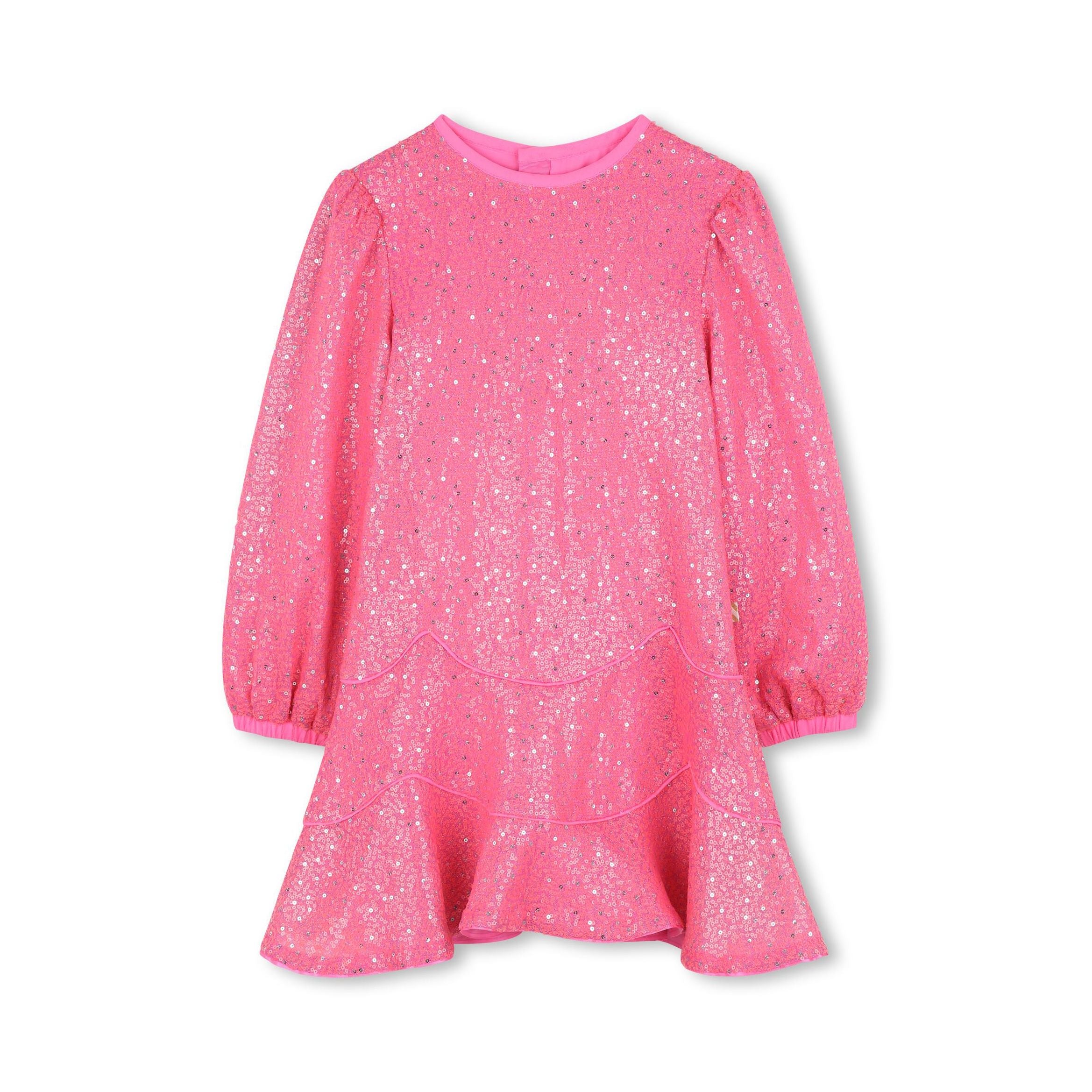 Girls Pink Sequin Dress