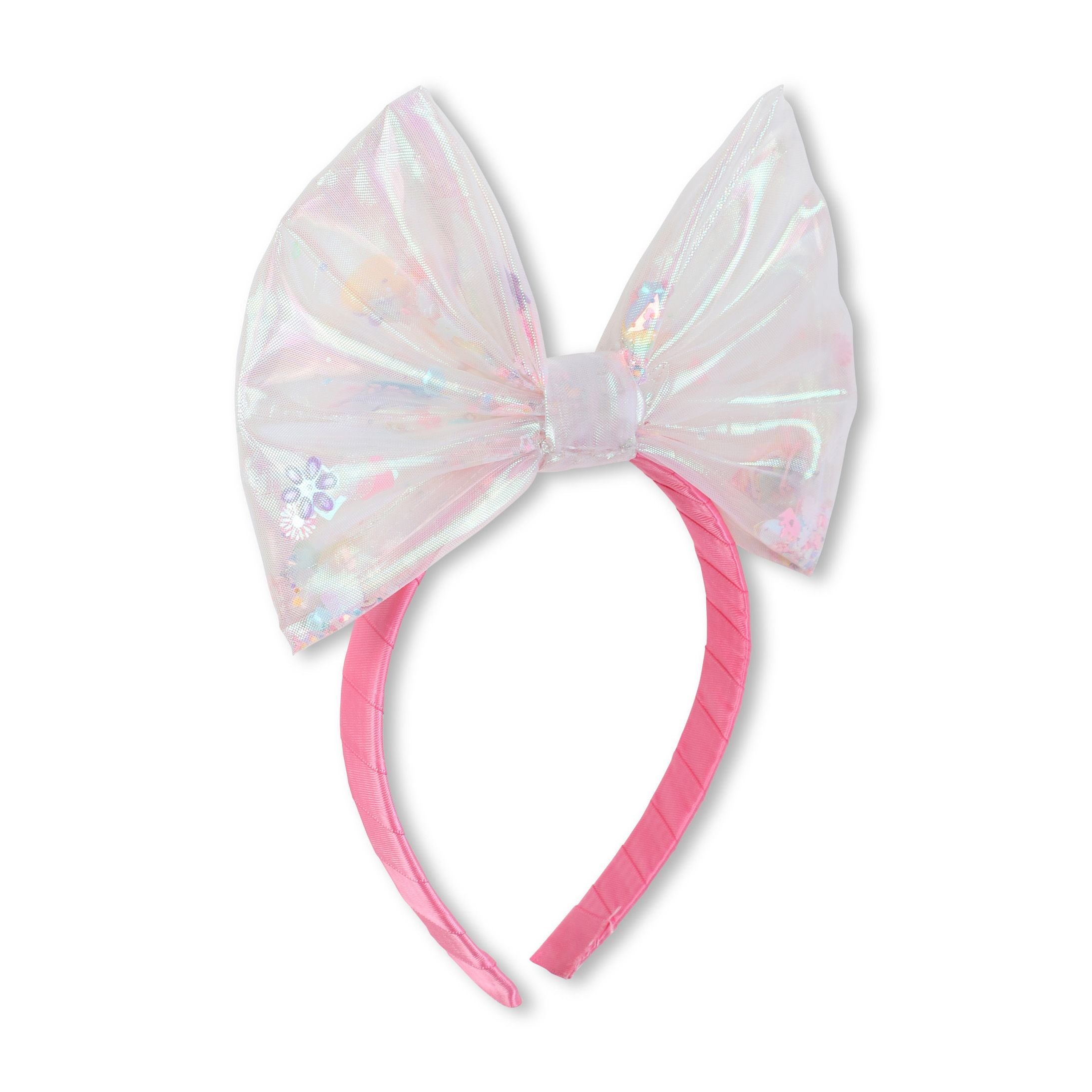 Girls Pink Bow Headband