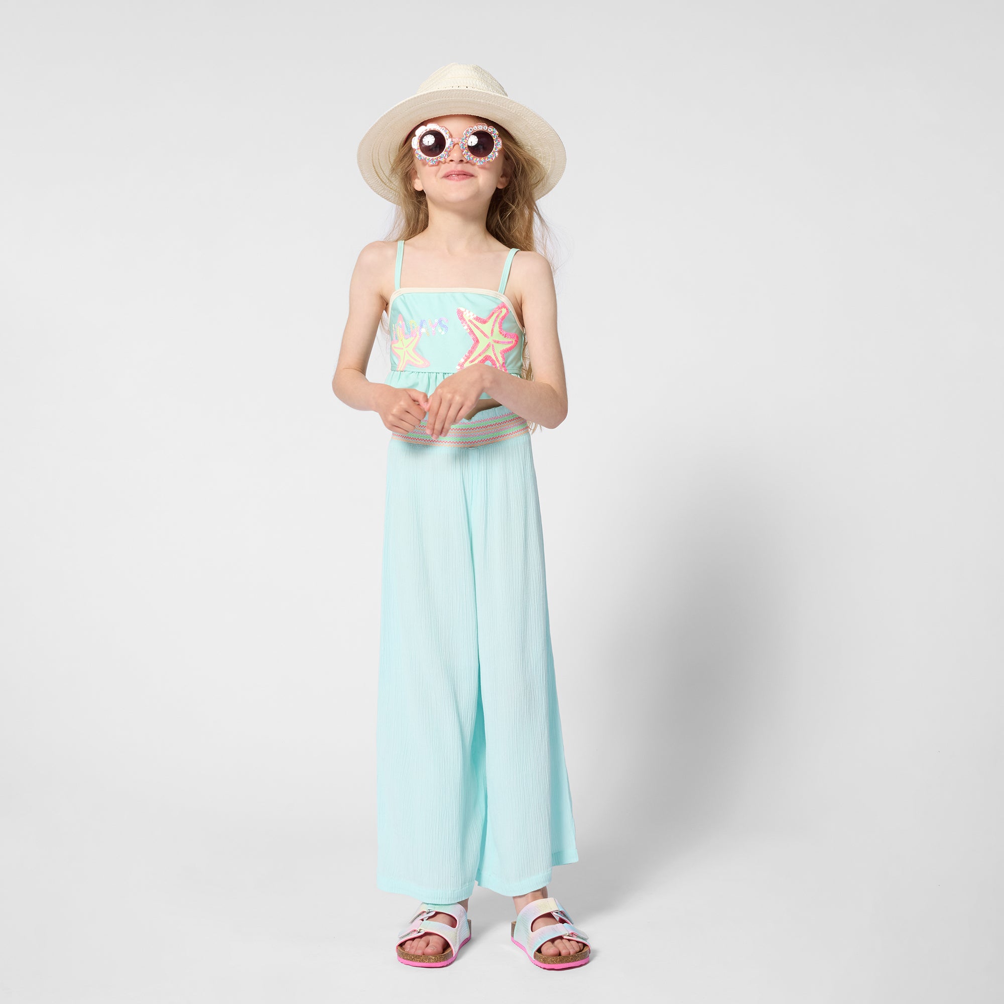 Girls Light Blue Trousers