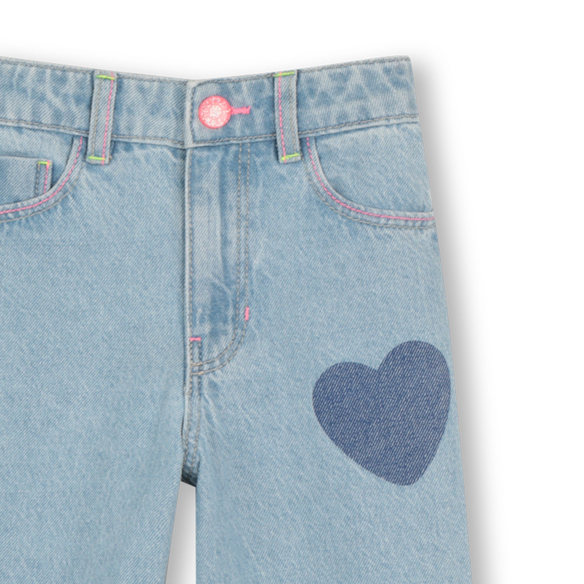 Girls Light Blue Denim Trousers