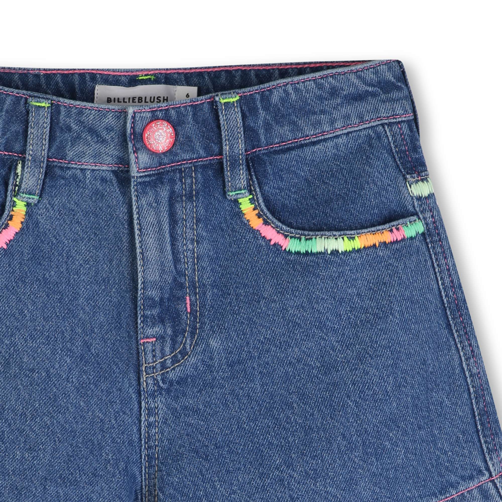 Girls Blue Denim Shorts