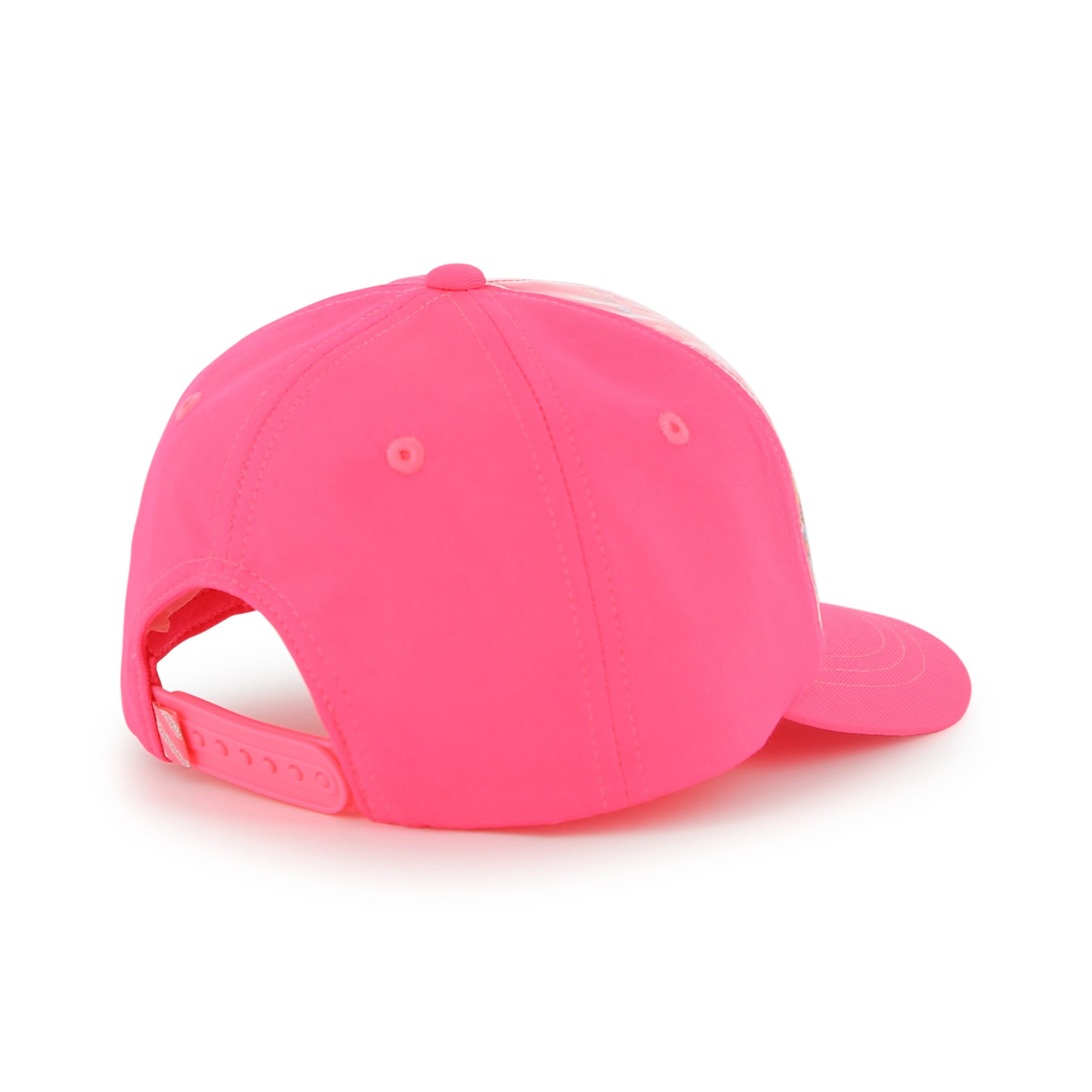 Girls Pink Star Baseball Cap