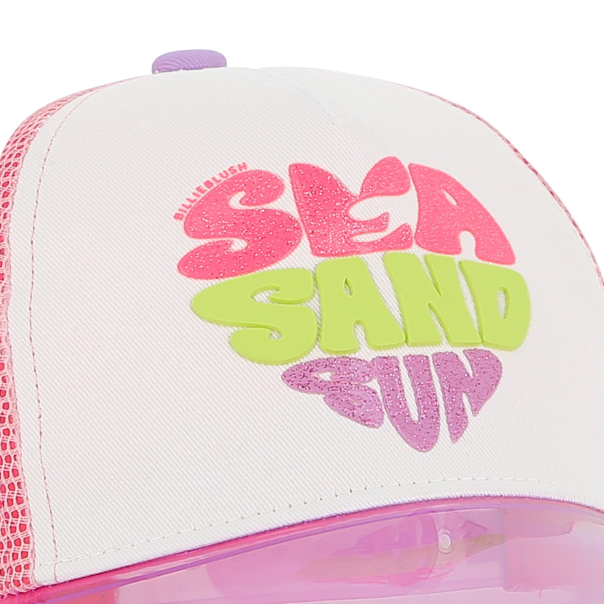 Girls Pink Logo Mesh Baseball Cap