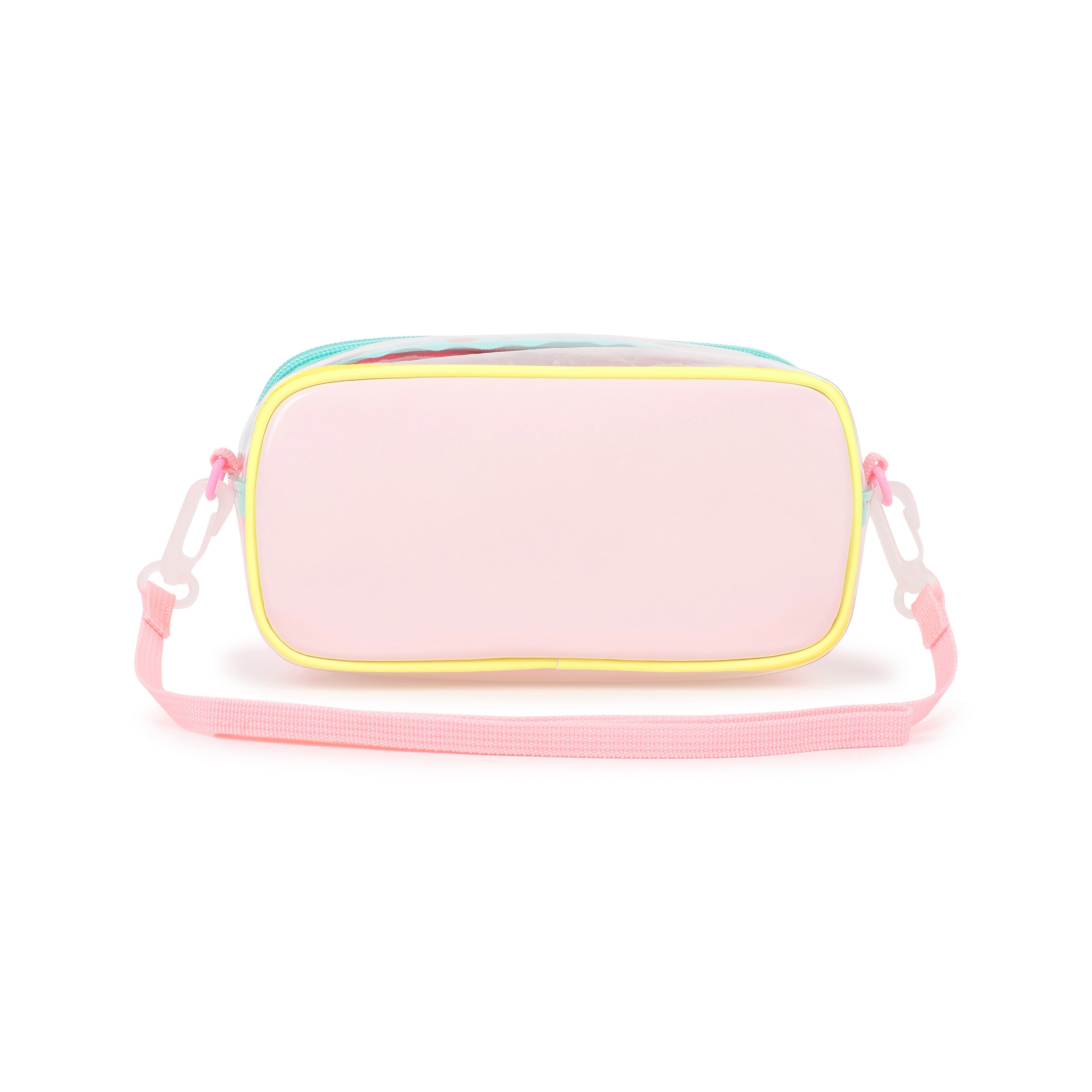 Girls Light Pink Printed Shoulder Bag(17 x 8 x 8cm)