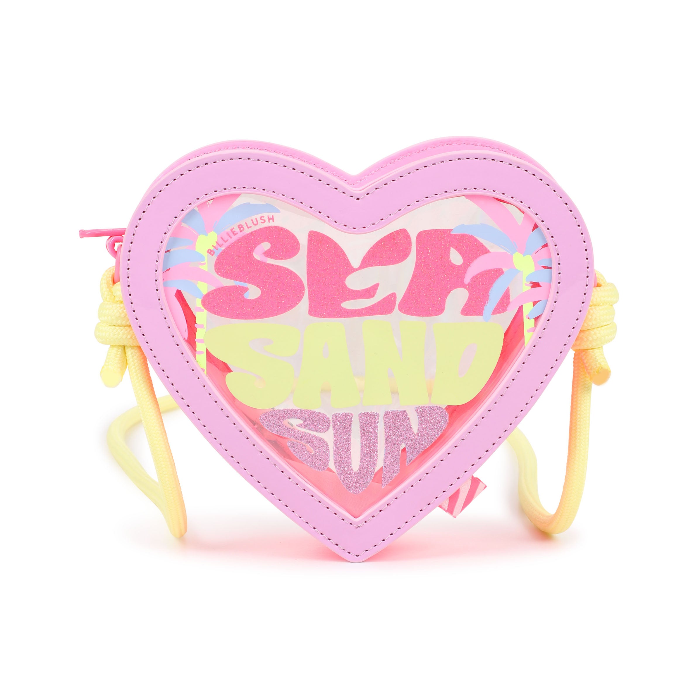 Girls Pink Logo Heart Shoulder Bag(13.5 x 15 x 4.5 cm)