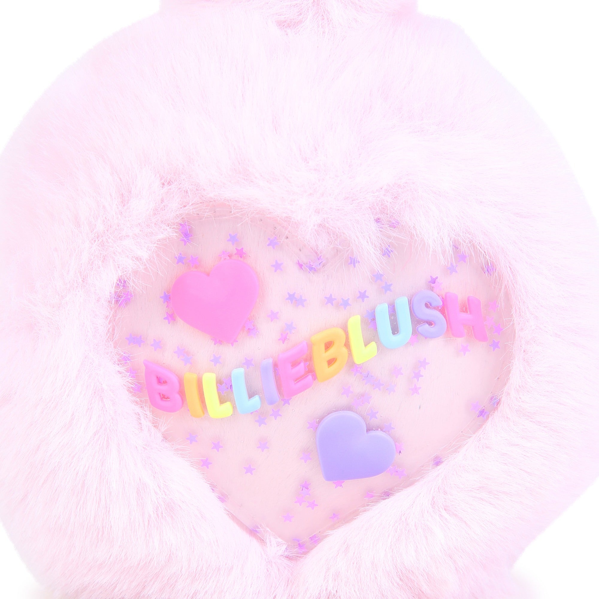 Girls Pink Plush Earmuffs