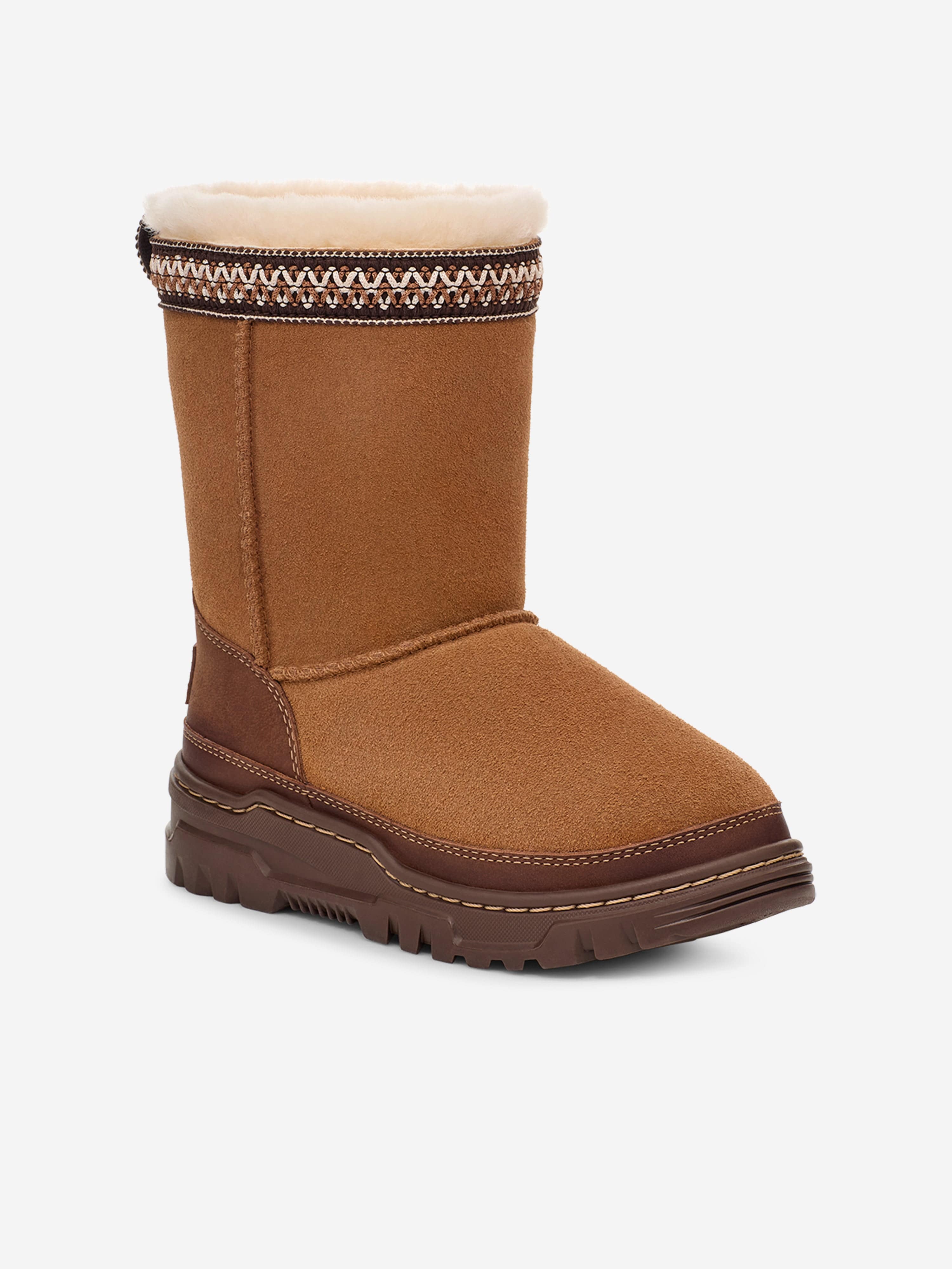 Kids Classic Short TrailGazer Boots in Brown