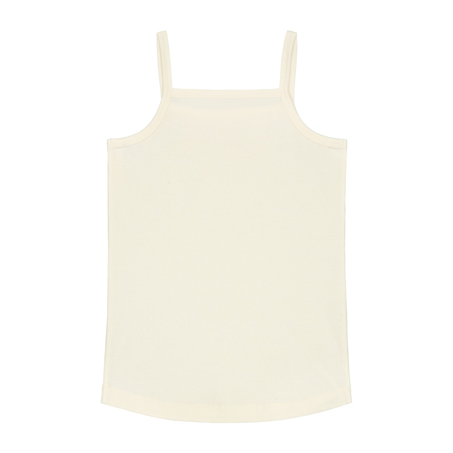 Girls White Cotton Vest Set(2 Pack)