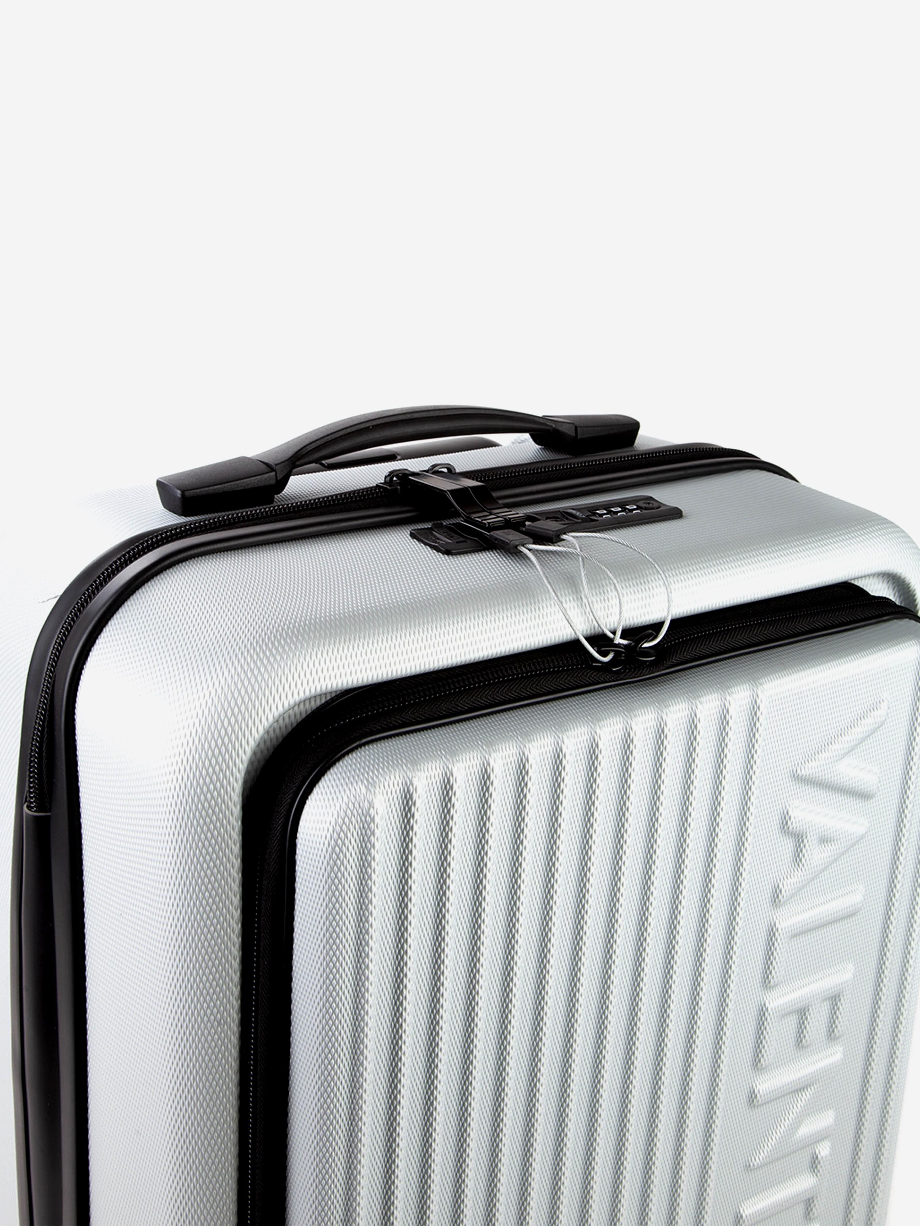 Kids Explorer Small Size Carry On Suitcase in Silver (55cm)
