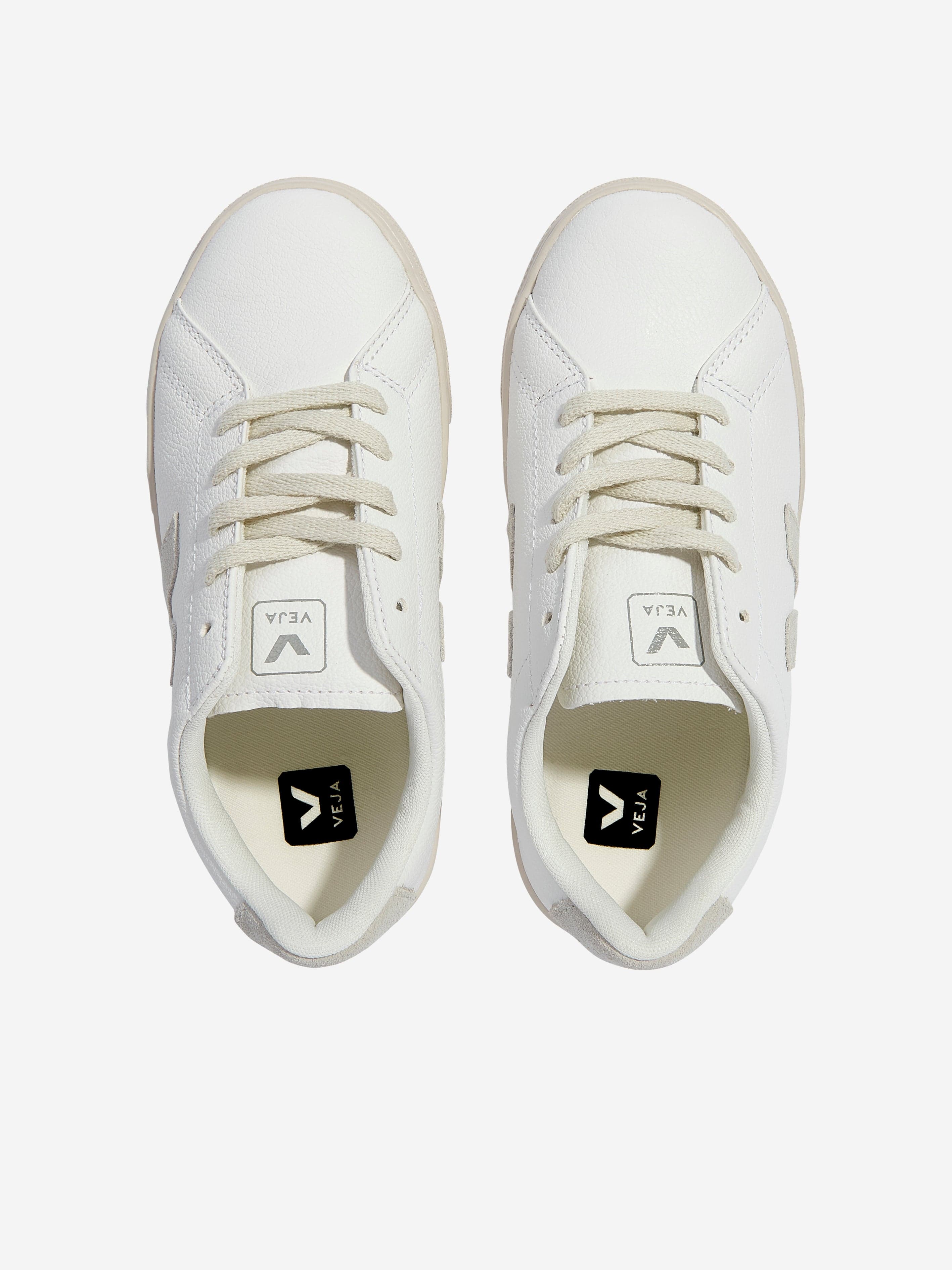Veja Kids Esplar Laces Trainers in White