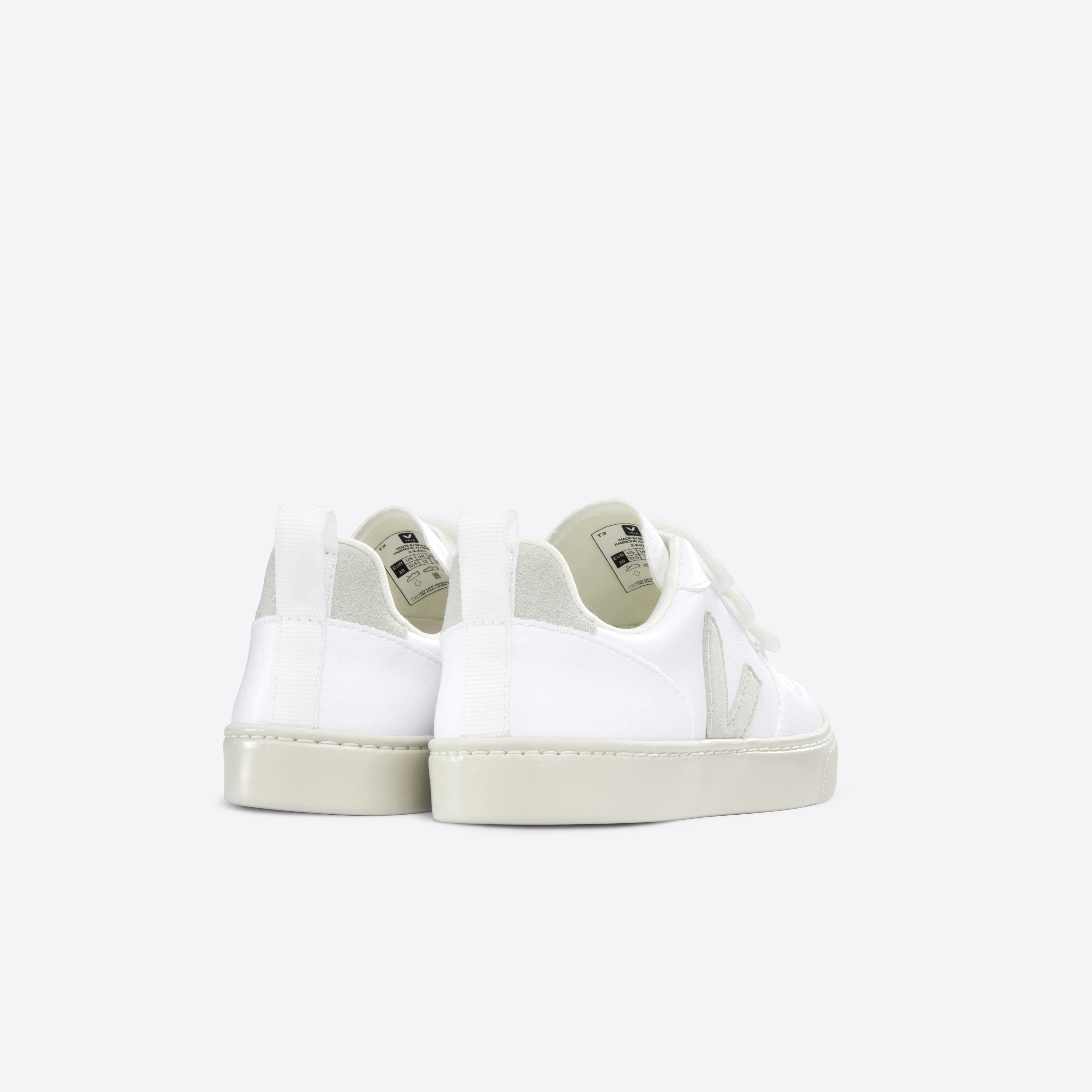 Boys & Girls White "SMALL V-10 CWL" Shoes