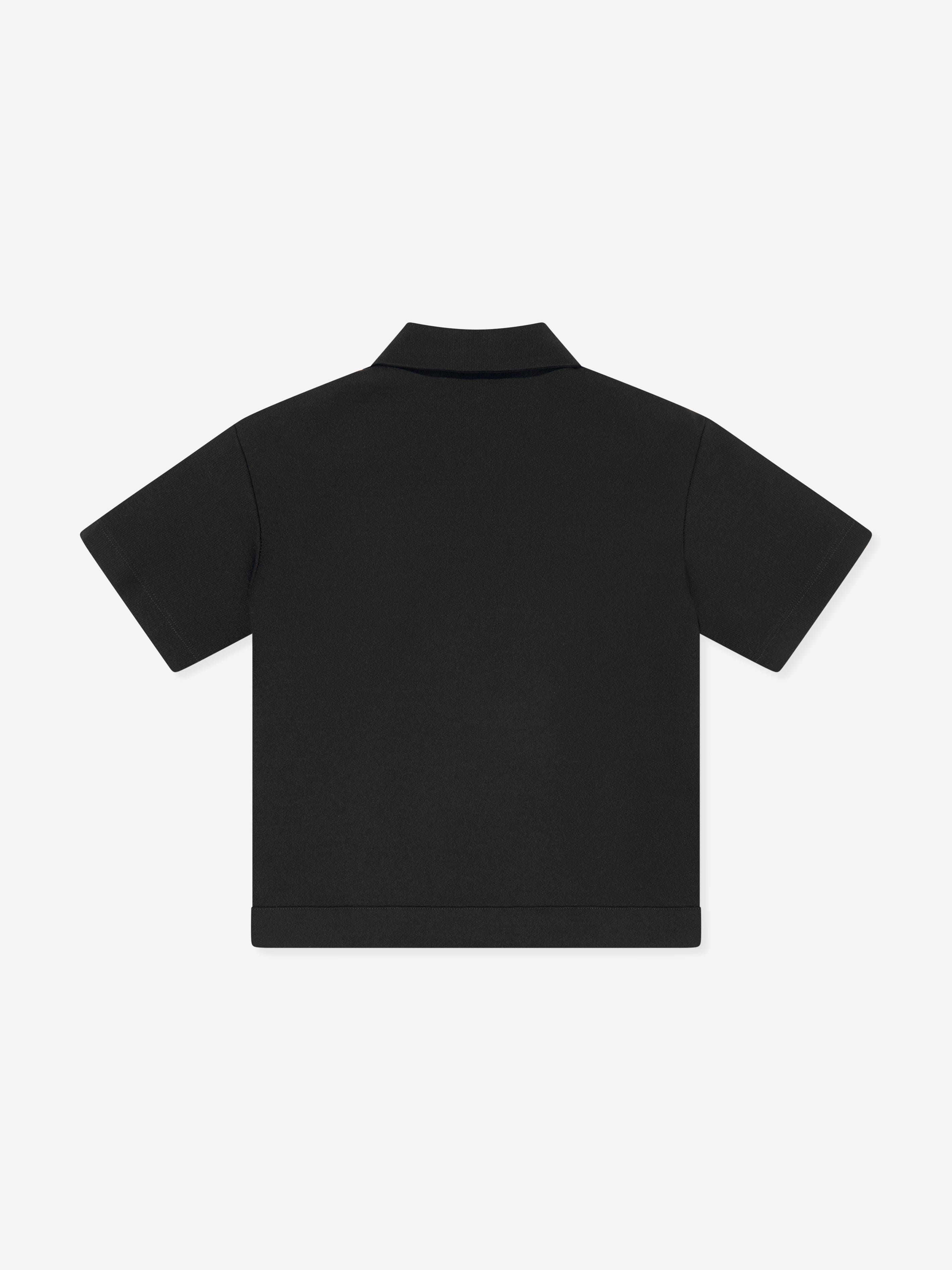 Versace Boys Barocco Shirt in Black