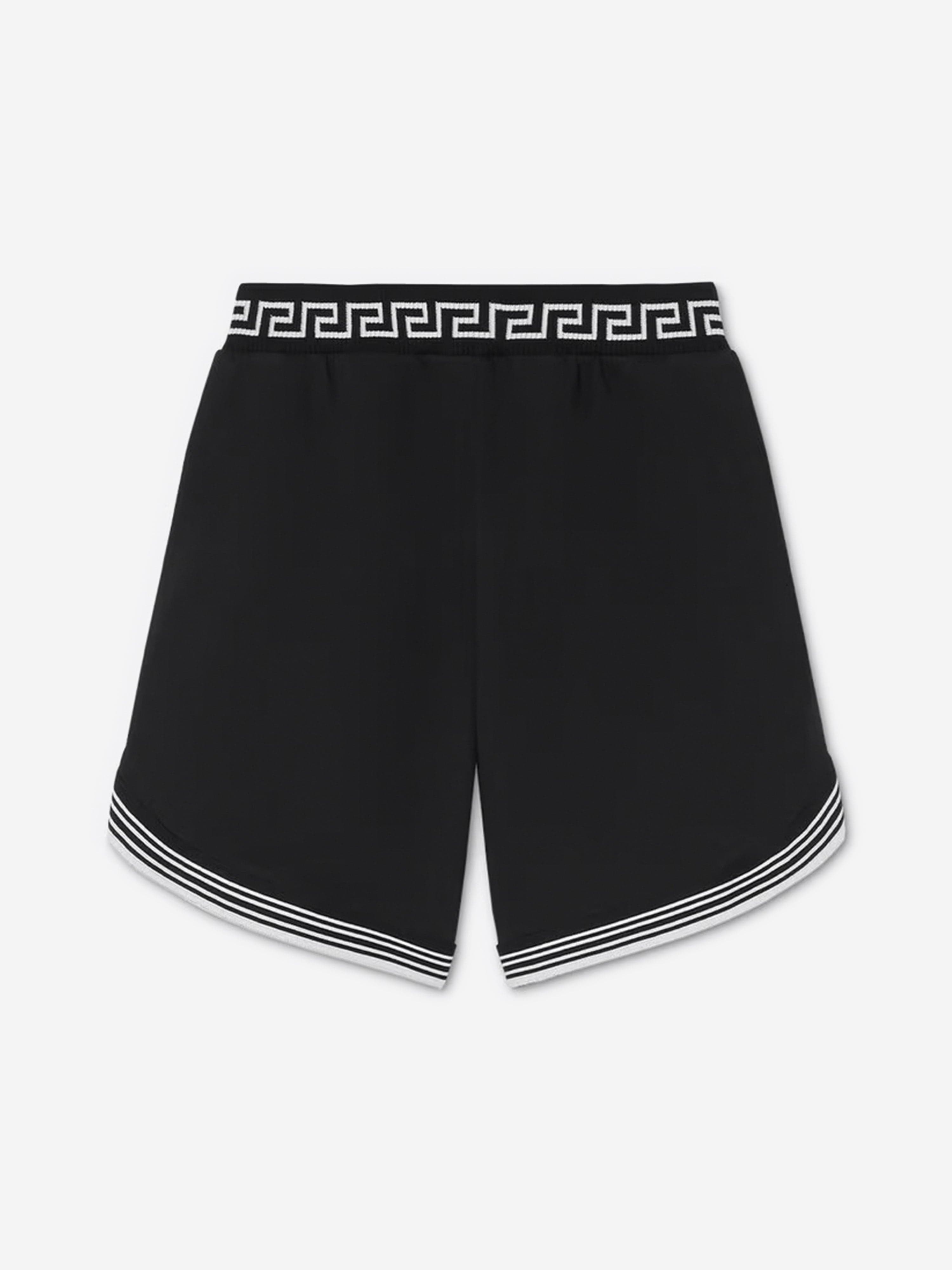 Versace Boys Medusa Logo Shorts in Black