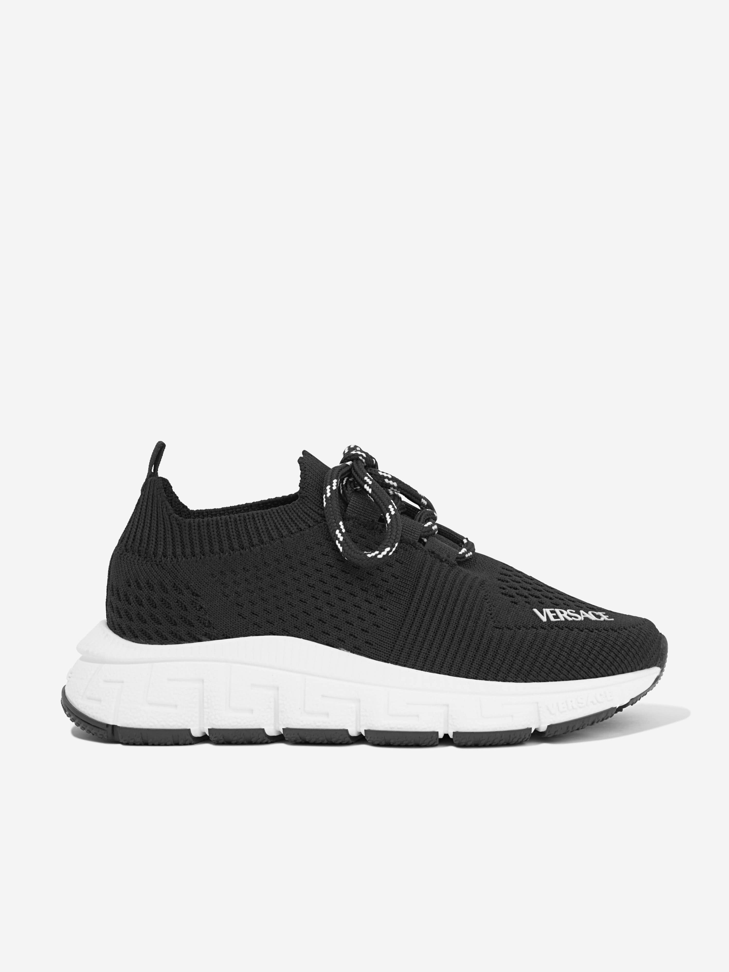 Versace Kids Trigreca Trainers in Black