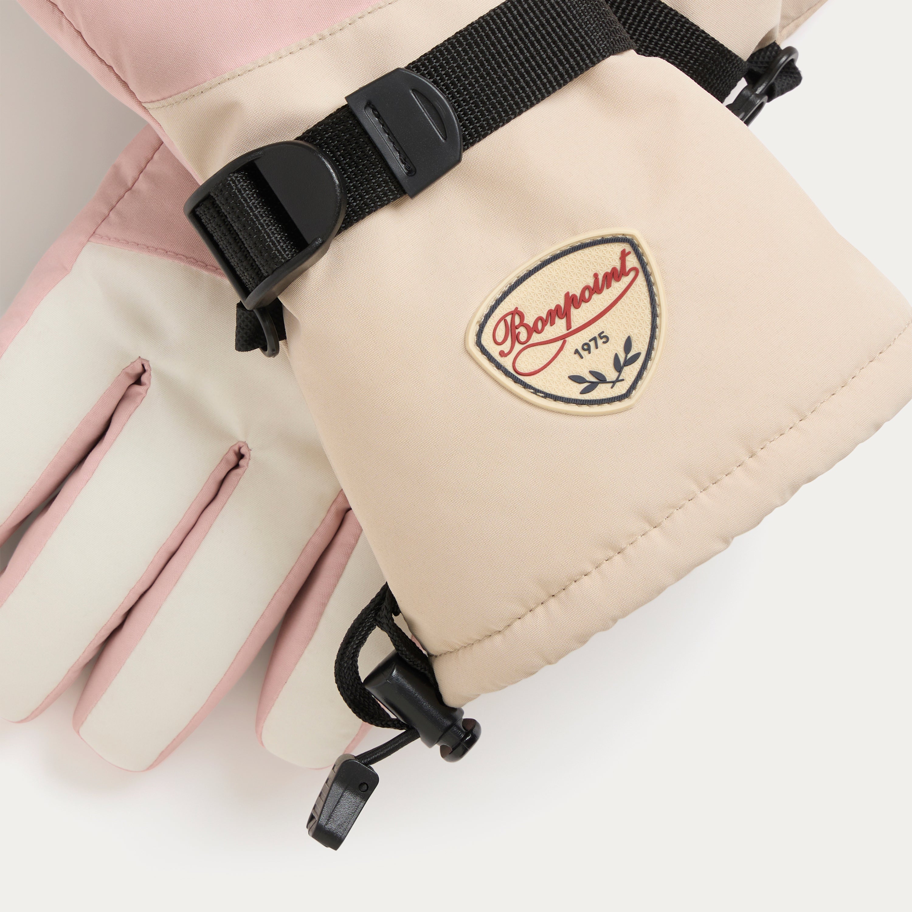 Girls Pink Snow Gloves