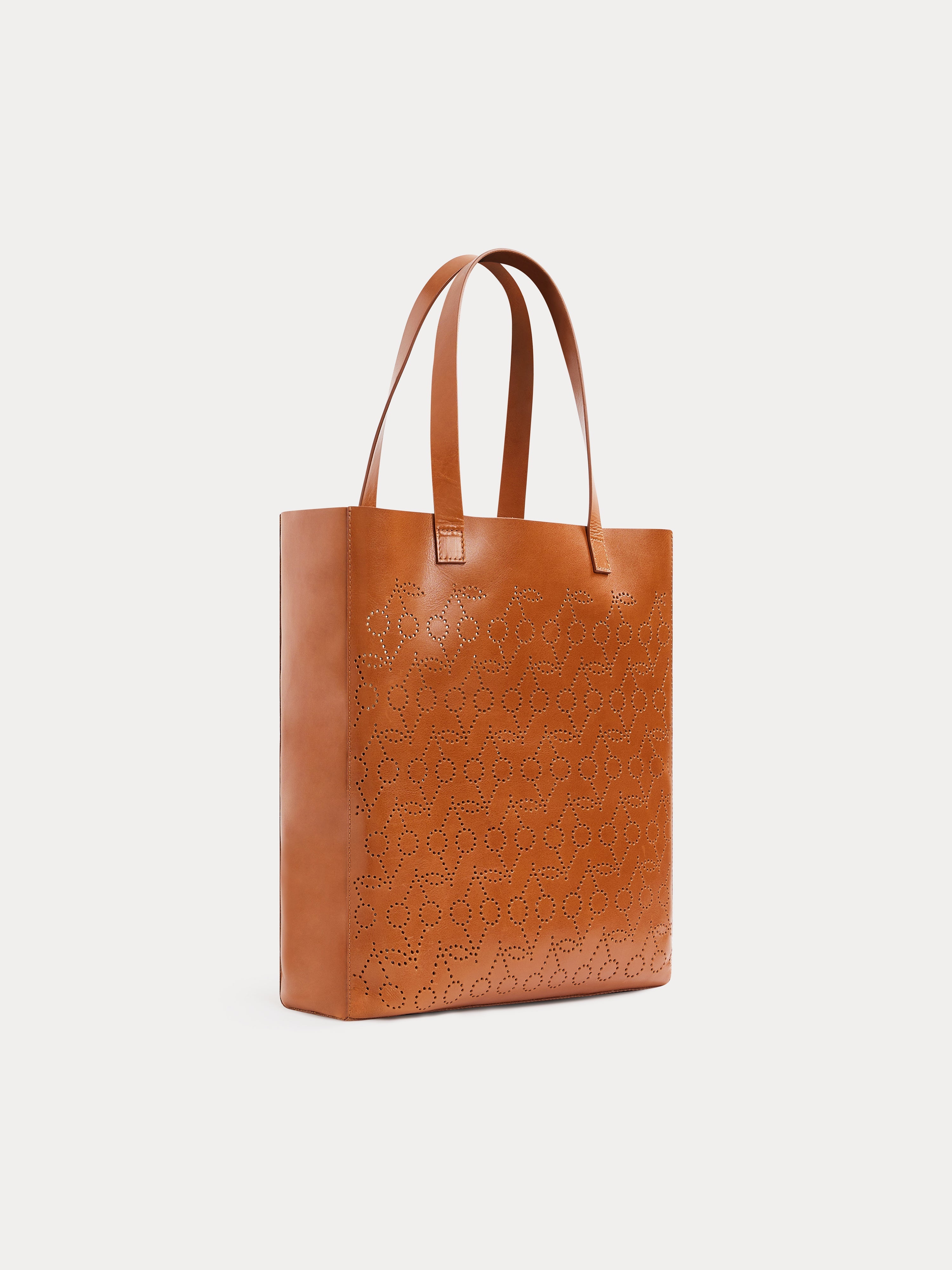 Girls Caramel Hollow Logo Handbag