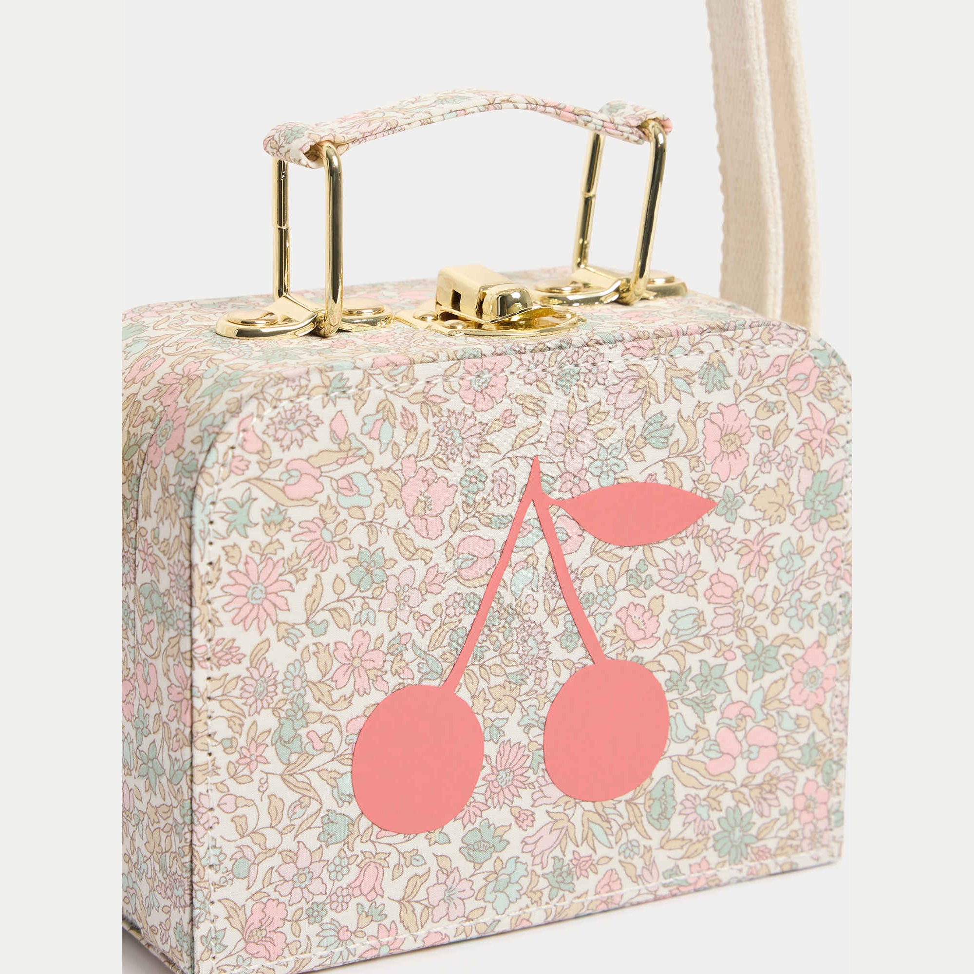 Girls Pink Floral Shoulder Bag