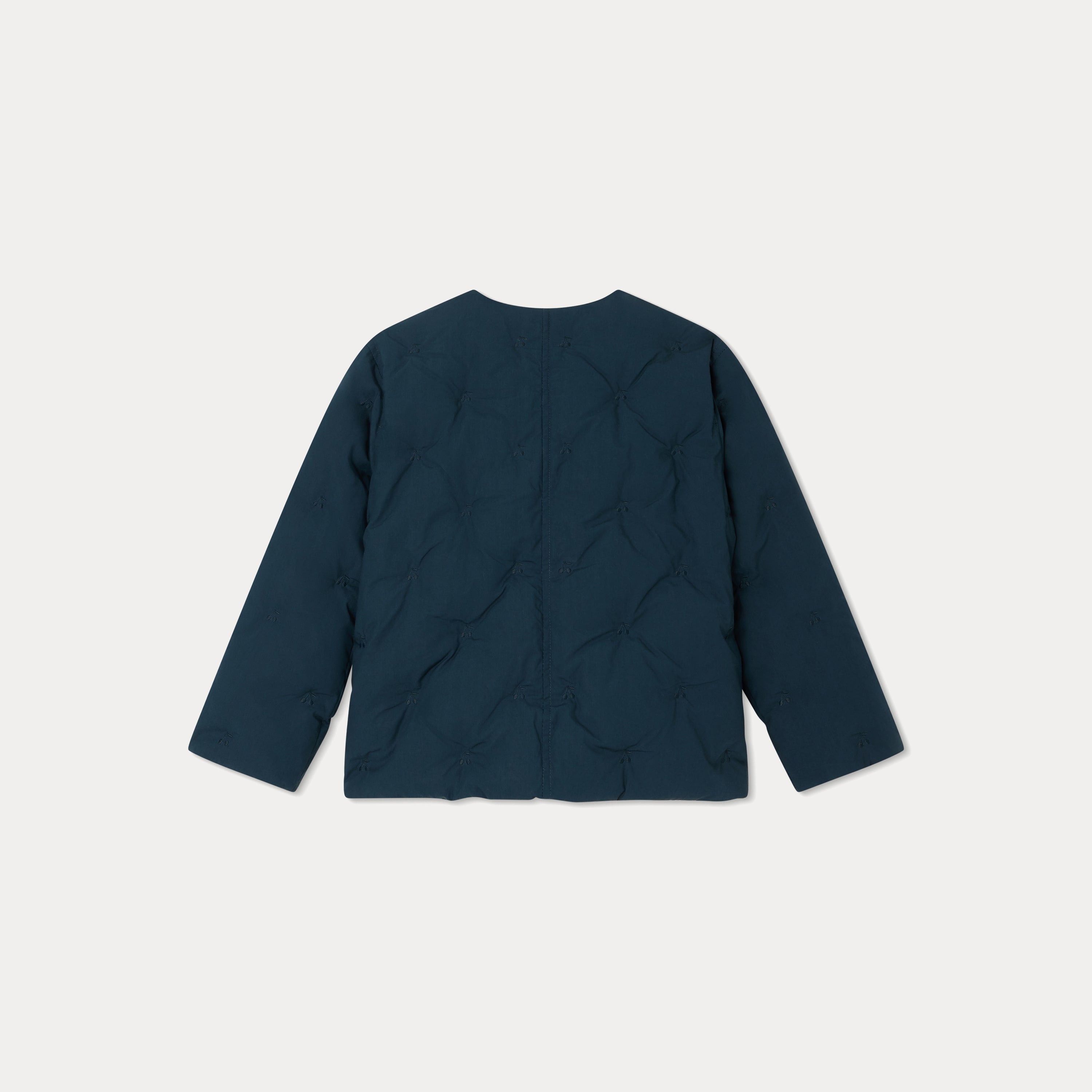 Girls Navy Padded Jacket