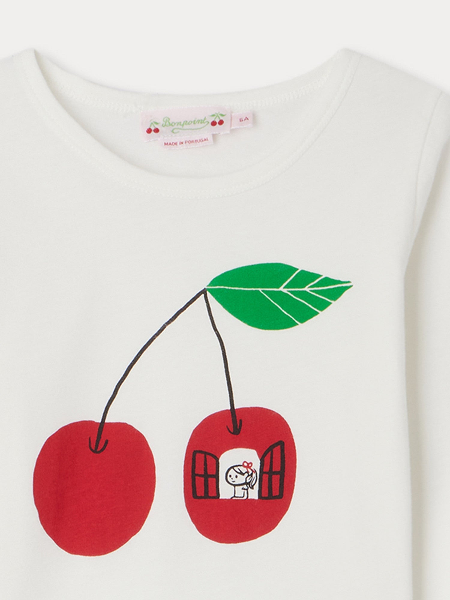Girls White Logo Cotton T-Shirt