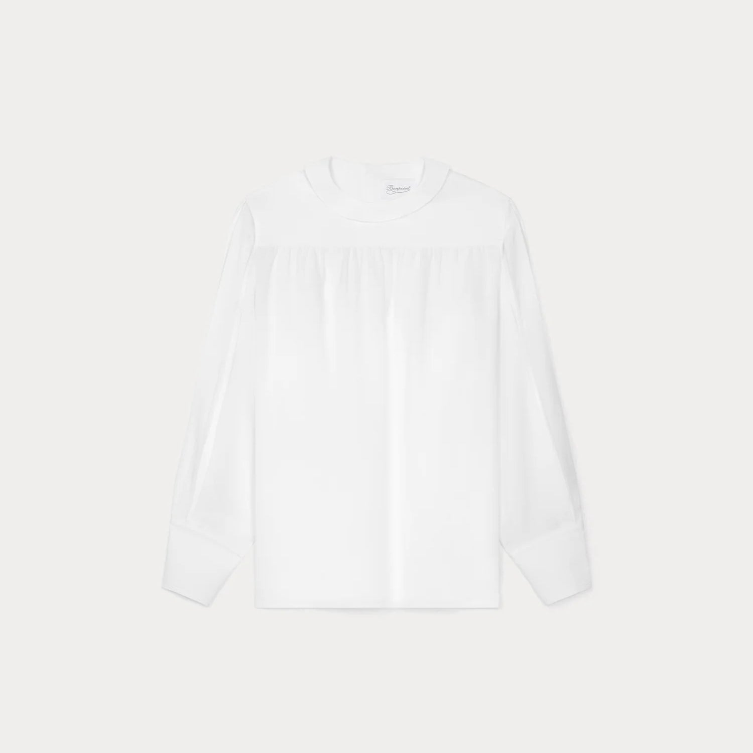 Girls White Cotton Shirt
