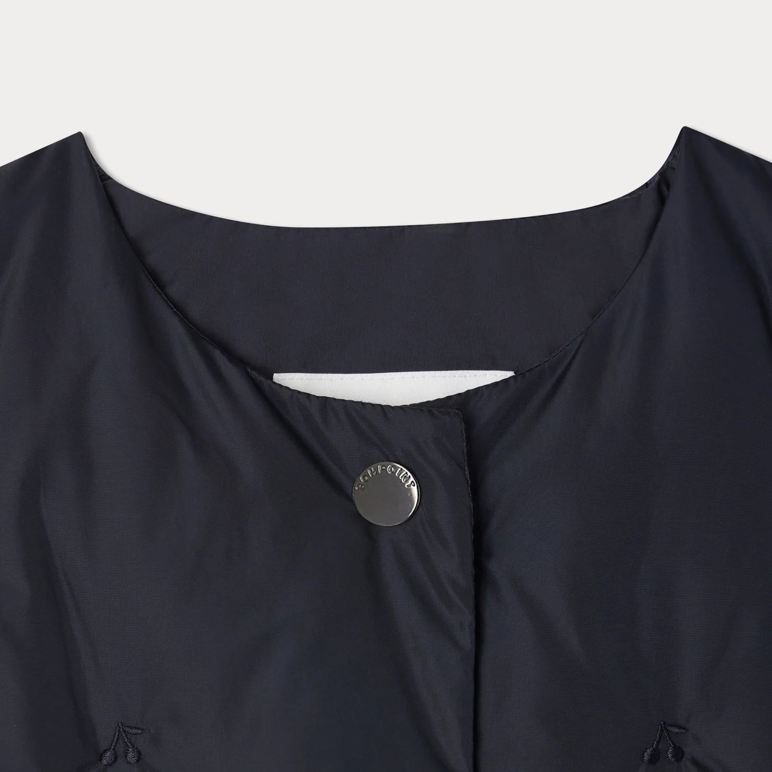 Girls Dark Blue Padded Gilet