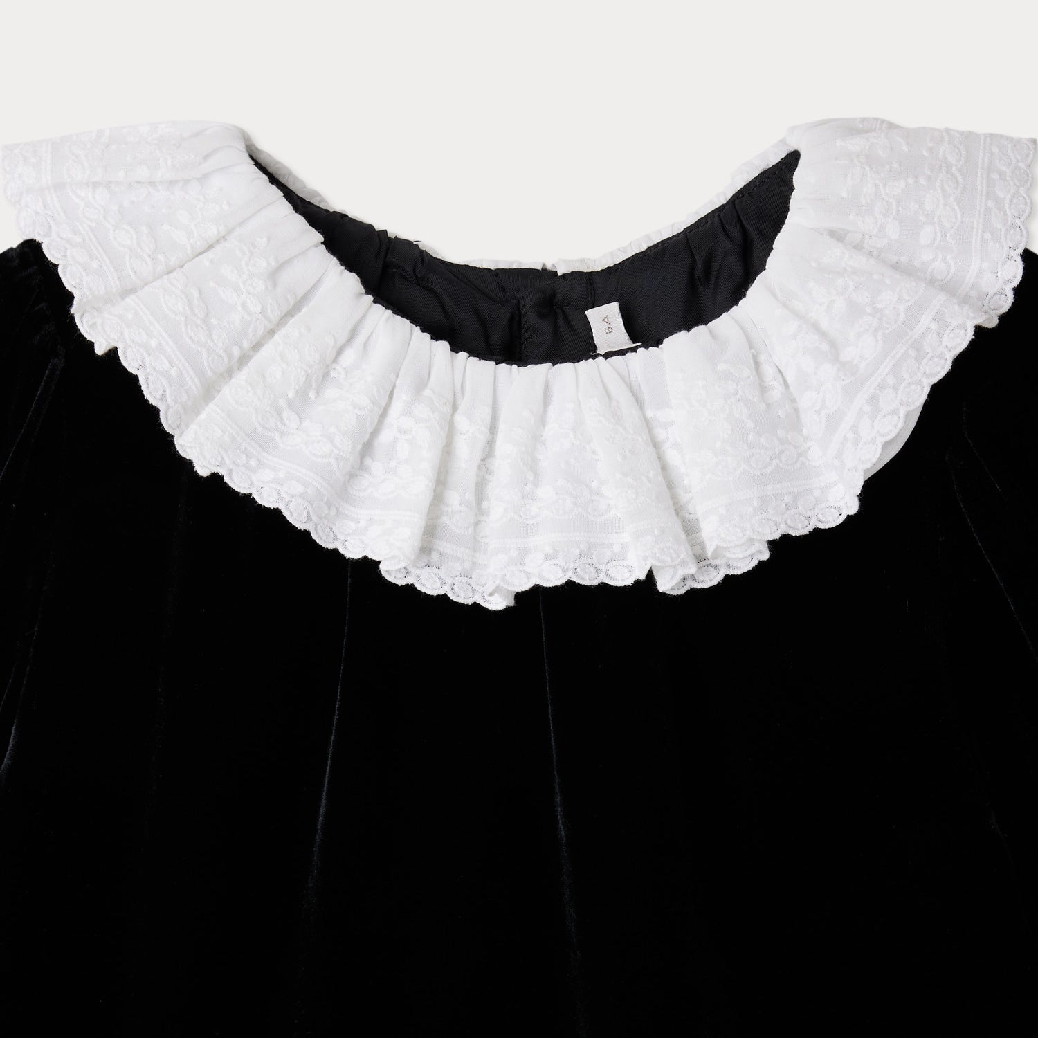 Girls Black Ruffled Dress